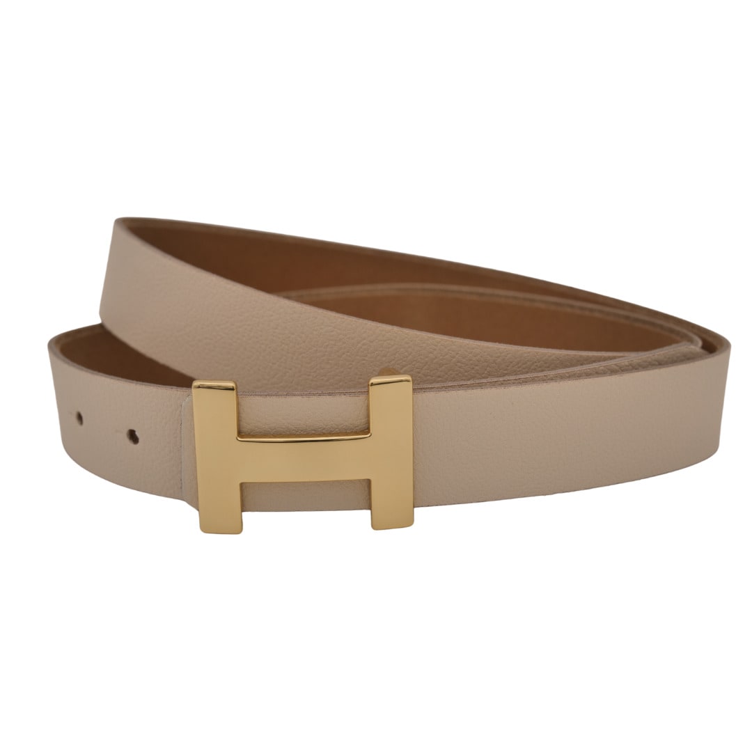 Ledergürtel ANNAMATONI "AnnaMatoni Ledergürtel Goldi Ledergürtel Goldi", Damen, Gr. TW105 - 120cm Gesamtlänge, beige (creme 105), 100% Leder, Gürtel Ledergürtel
