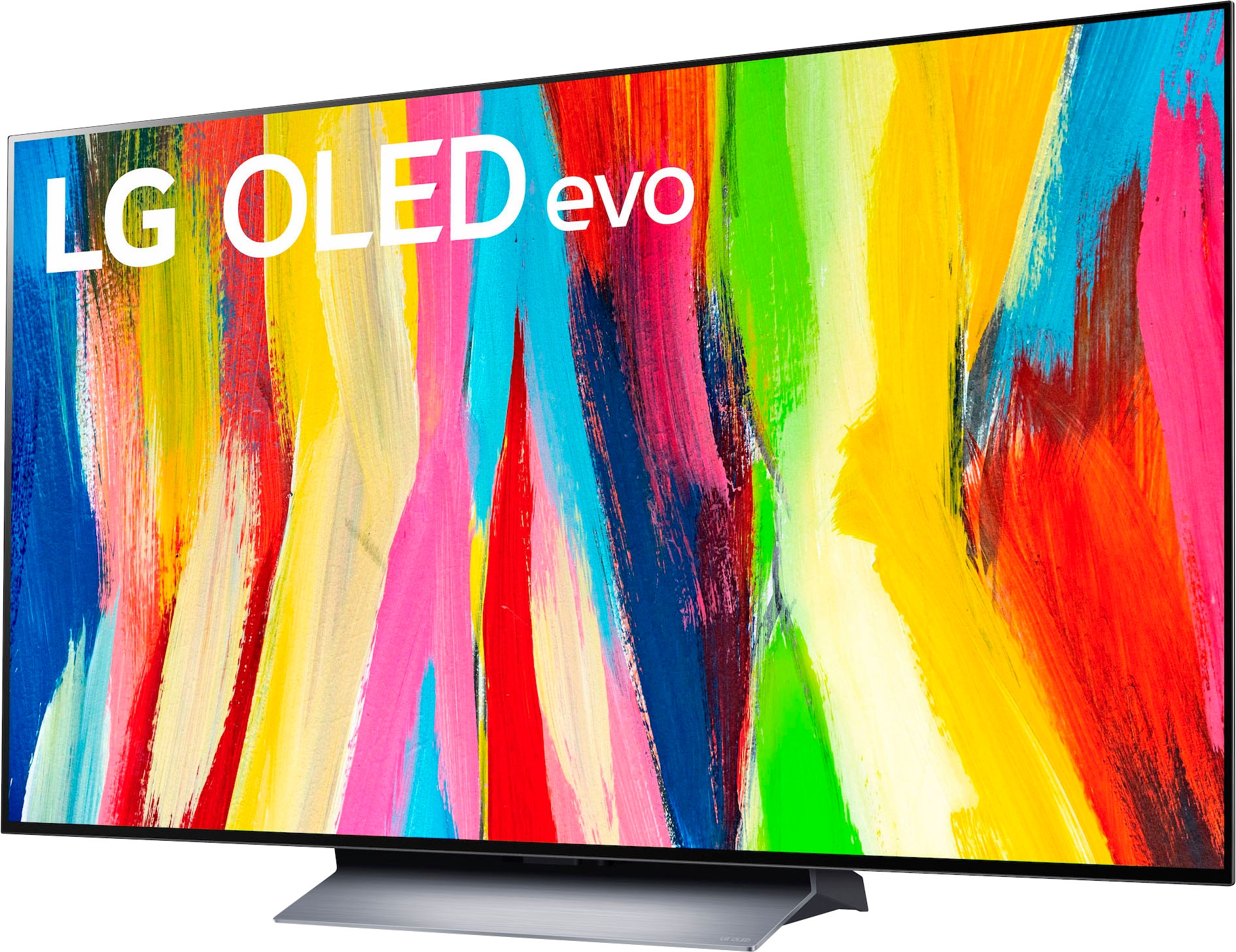 LG OLED-Fernseher »OLED77C27LA«, 195 cm/77 Zoll, 4K Ultra HD, Smart-TV, OLED evo, bis zu 120Hz, α9 Gen5 4K AI-Prozessor, Twin Triple Tuner