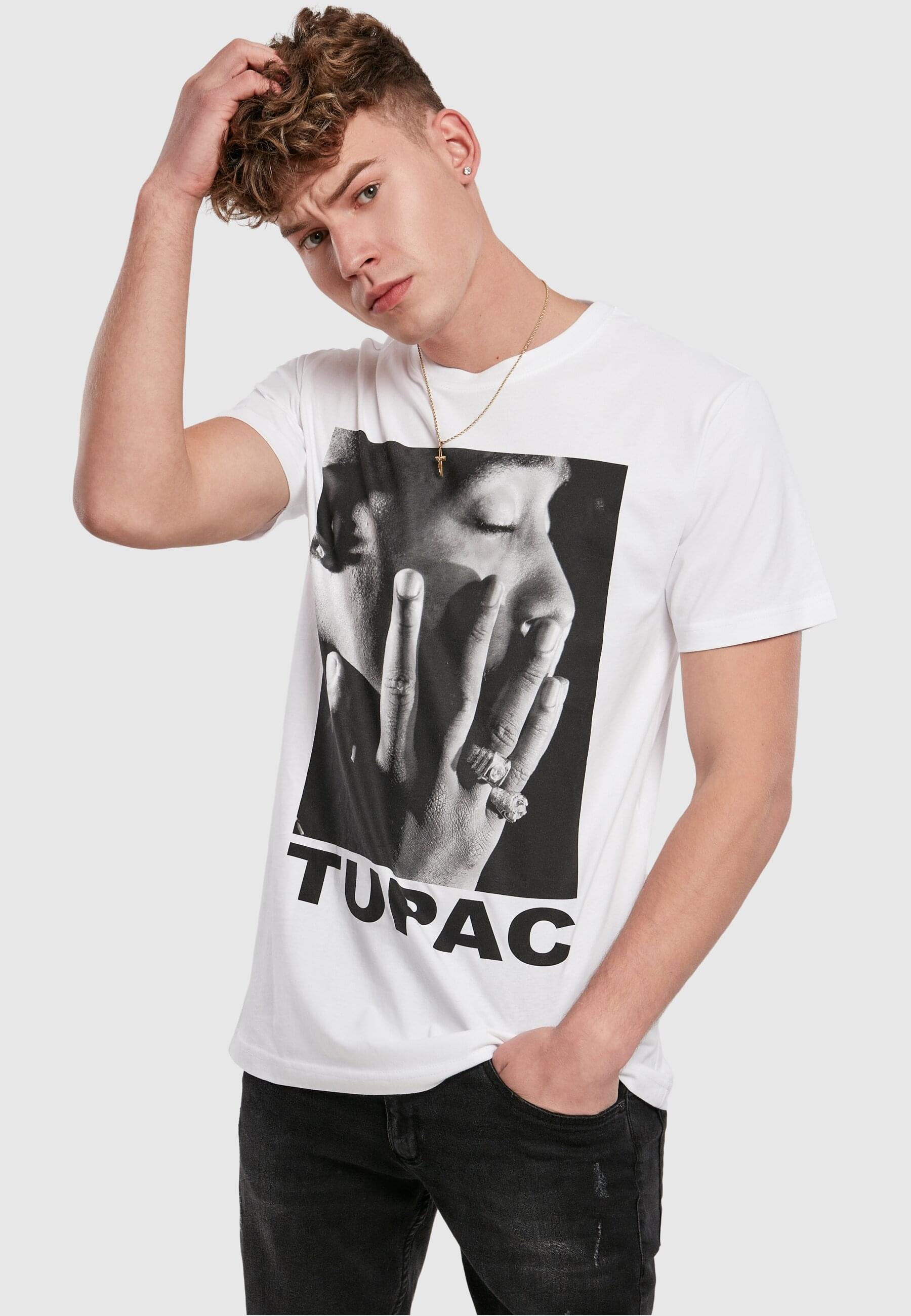 MisterTee T-Shirt »MisterTee Herren Tupac Profile Tee«, (1 tlg.)