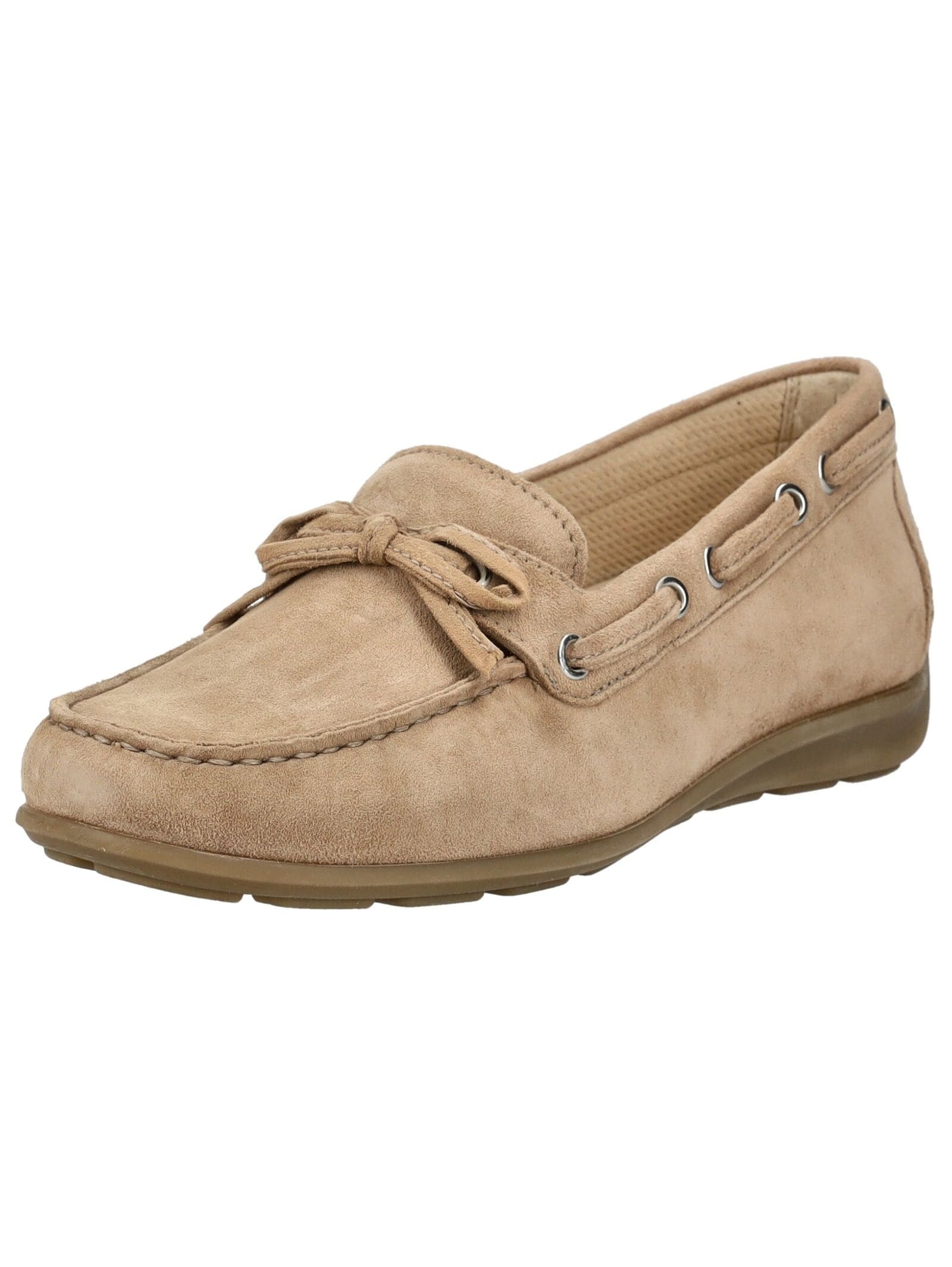 GABOR COMFORT Damen Mokassin "Gabor Comfort Mokassin Leder", Gr. 38sand, Leder, Schuhe