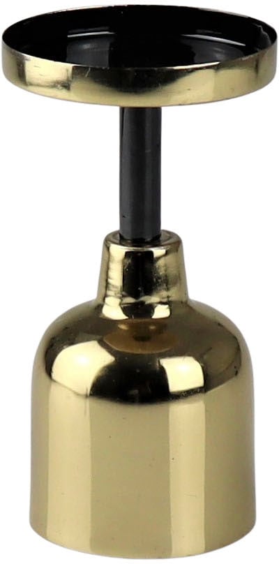AM Design Kerzenhalter "aus Metall" Stumpenkerzenhalter, Höhe ca. 13,5 cm günstig online kaufen