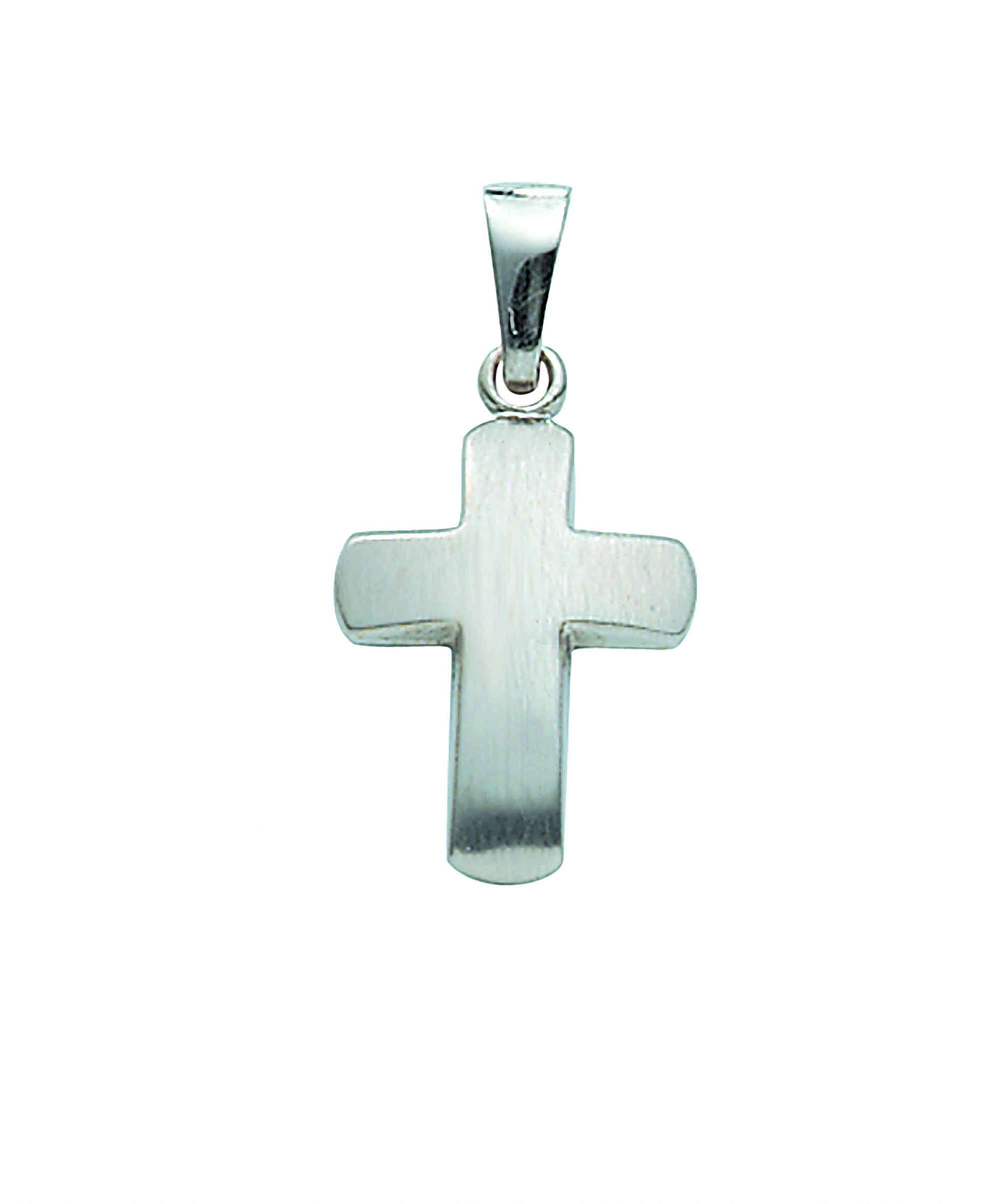 Kettenanhänger ADELIA´S "Damen & Herren 585 Weißgold Kreuz Anhänger", silber, Schmuckanhänger, Damen, Damen, Gold Weißgold 585, Gold, Weißgold 585, Kettenanhänger, Goldschmuck für Damen & Herren 3