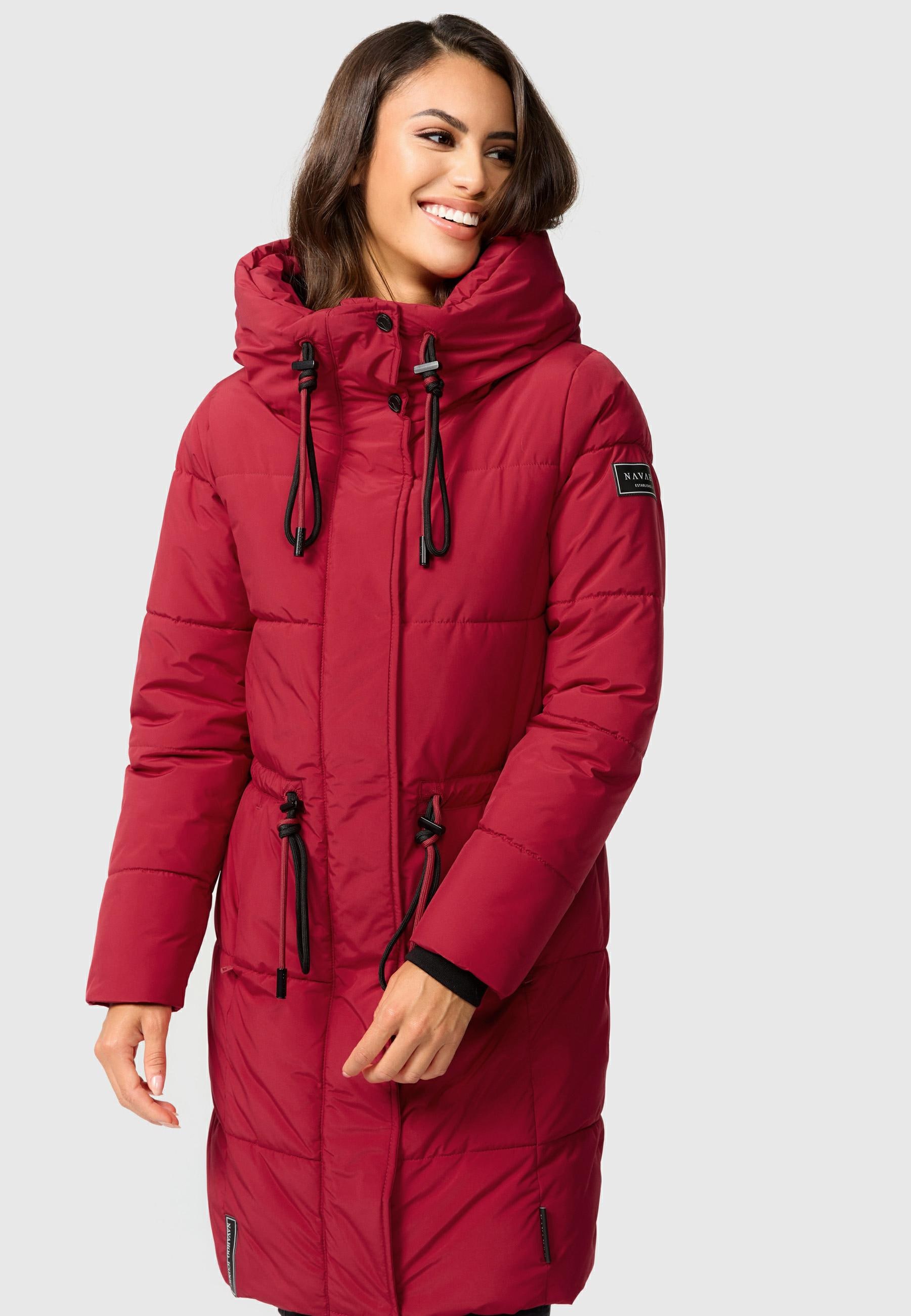 Navahoo Steppmantel »Zuckertatze XIV«, Stylischer Winterparka mit verstellbarer Kapuze