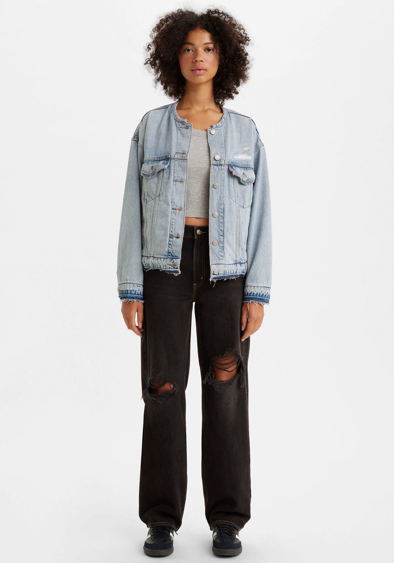 Levi's® Dad-Jeans »BAGGY DAD«, im Baggy Style mit Destroyed Effekten