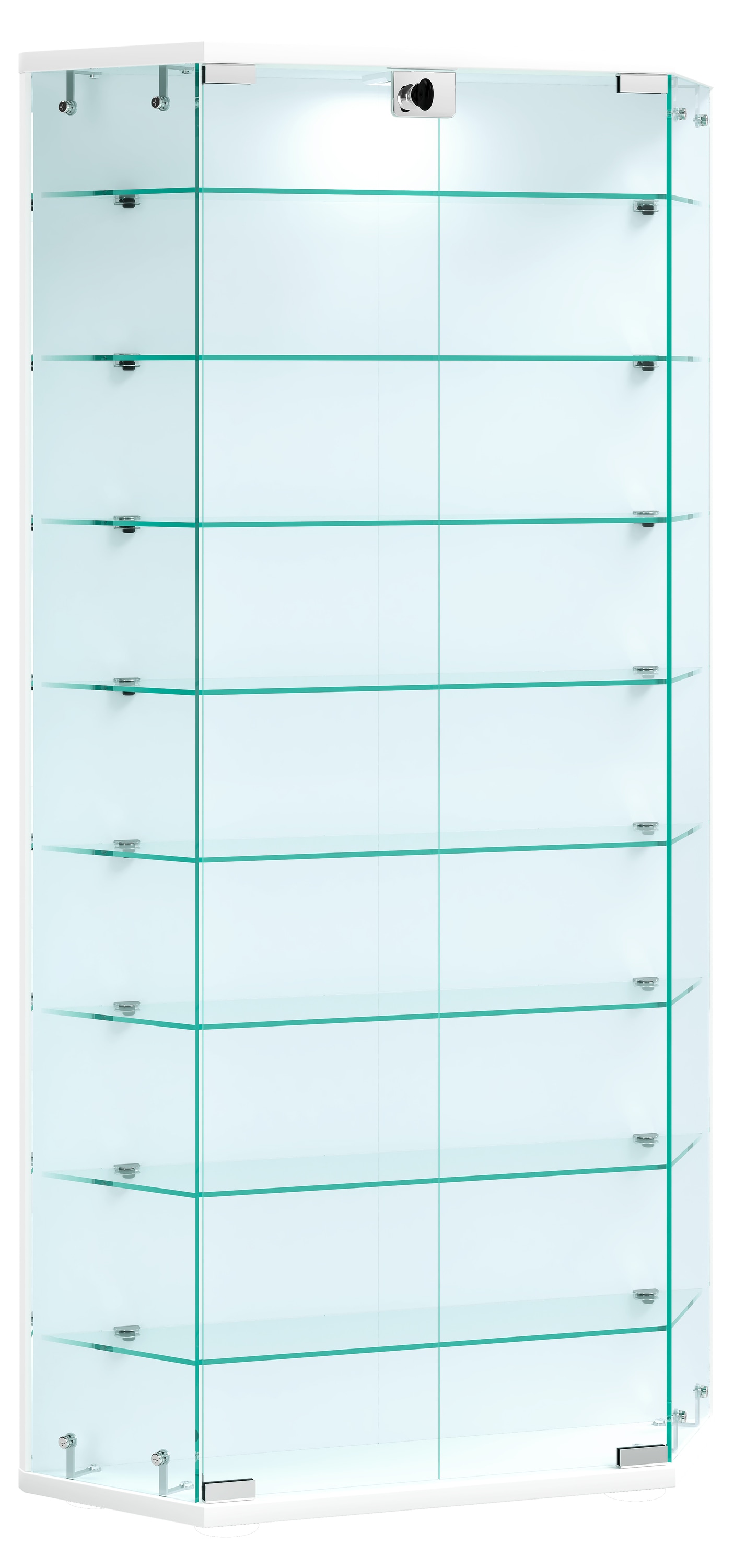 VCM Wandregal »Wandvitrine Hängevitrine Glasvitrine Benila XL«