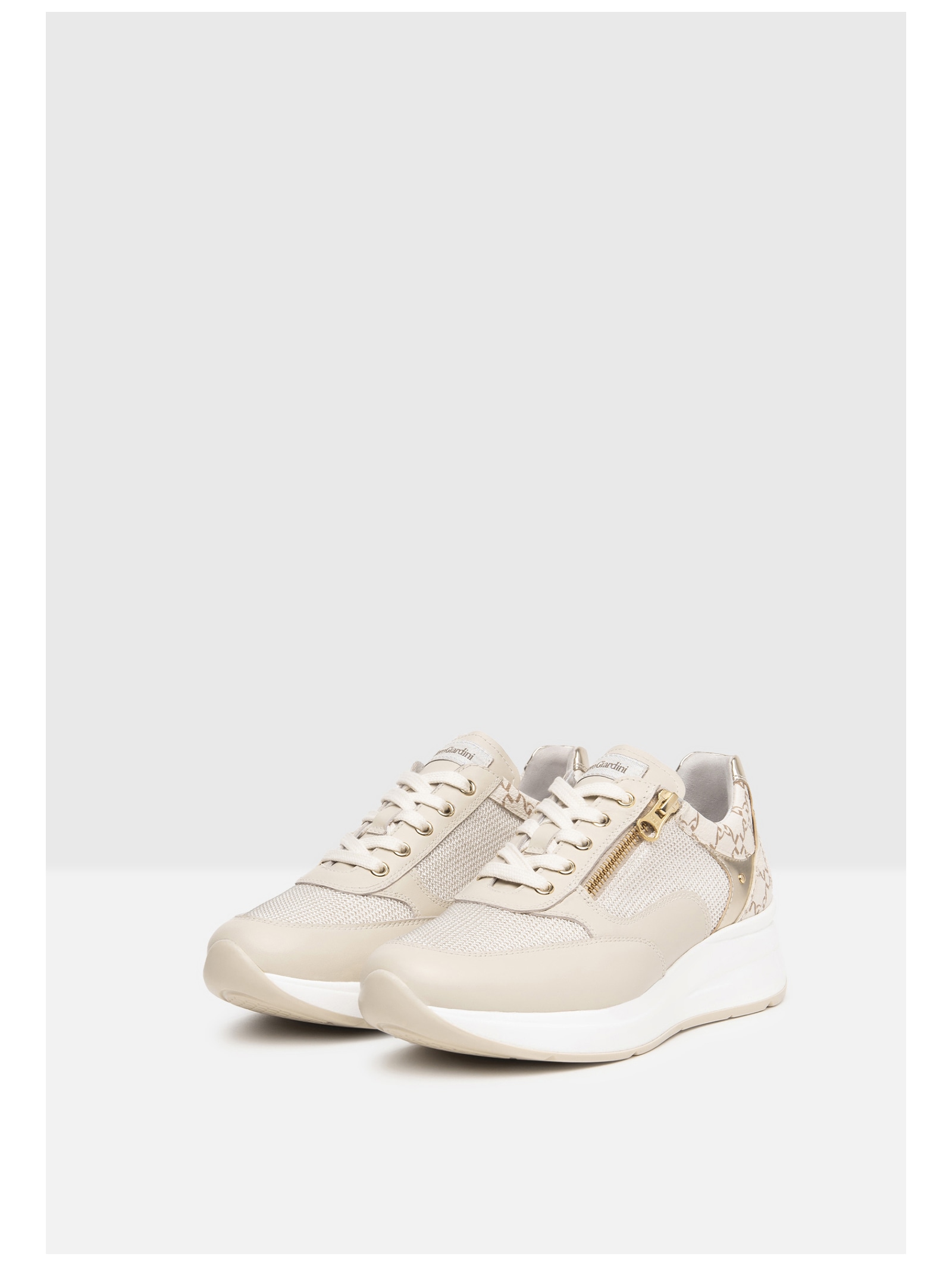 Nero Giardini Plateausneaker »Nero Giardini Sneaker Lederimitat/Textil«