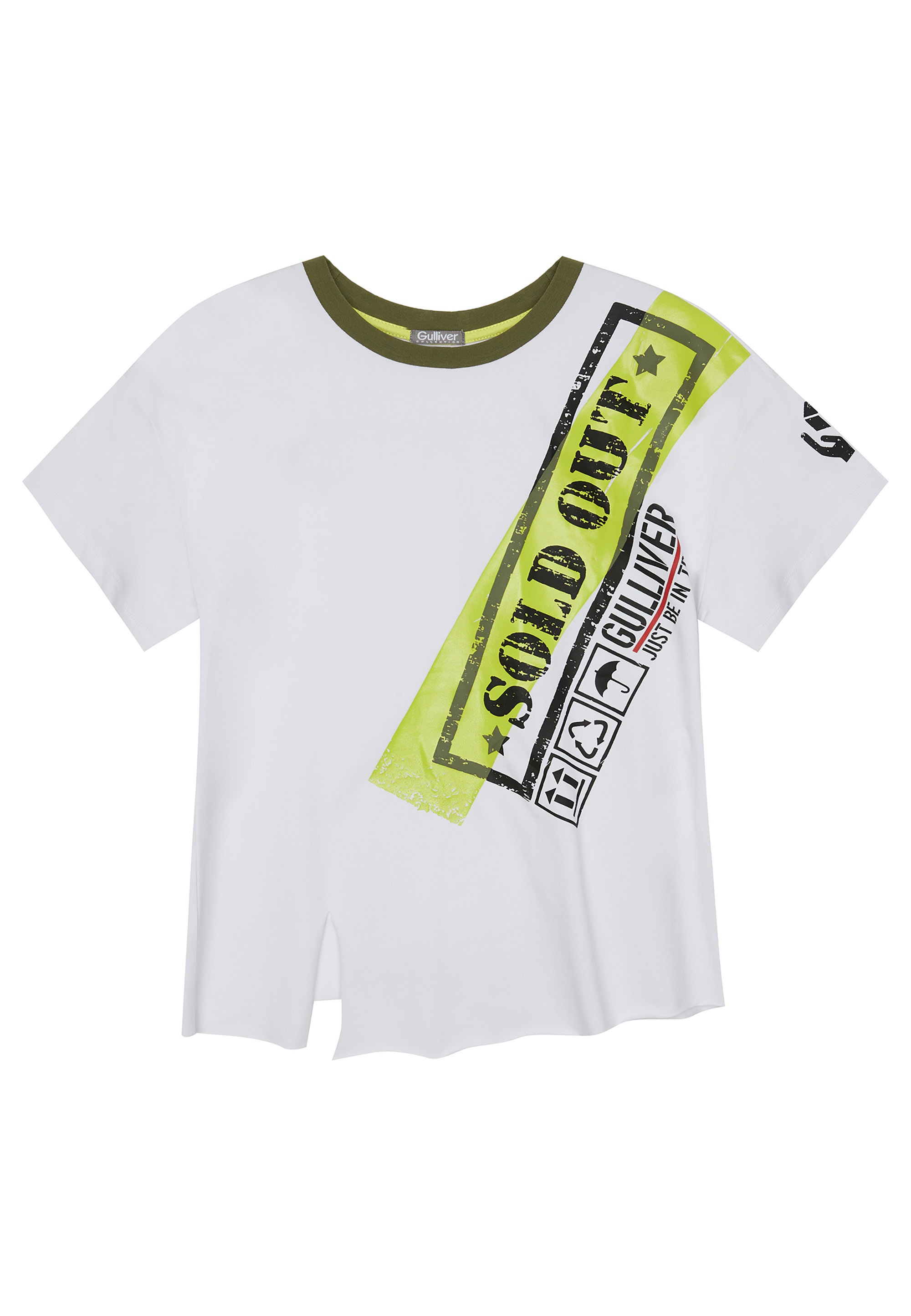 Gulliver T-Shirt, mit Print und Seitenschlitz