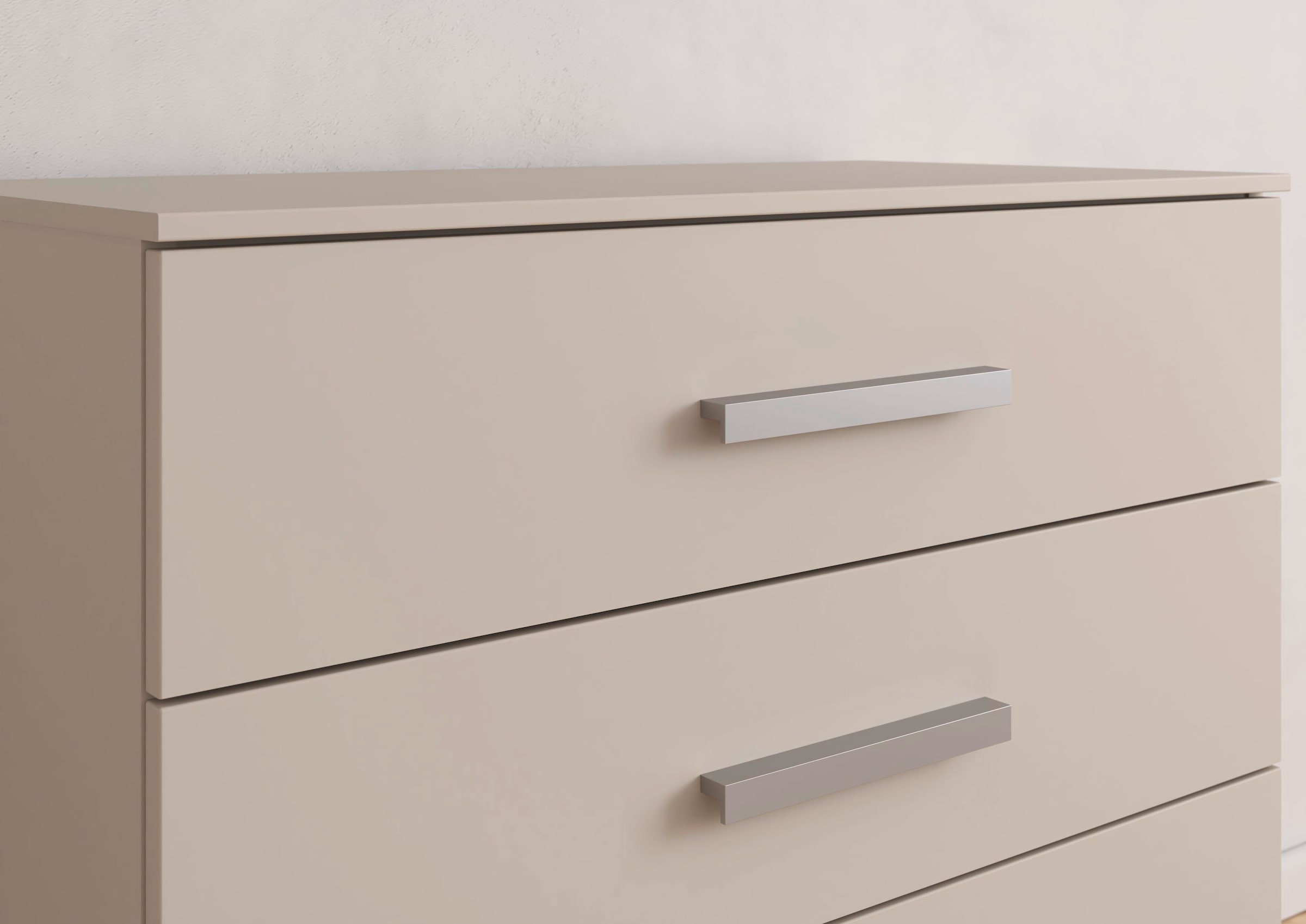 rauch Schubkastenkommode »Sideboard Kommode Schubkastenkommode KOLUNA mit Dekorfront«, (Breite 80 cm inkl. Soft-Close-Funktion), vier große und geräumige Schubladen mit viel Stauraum MADE IN GERMANY