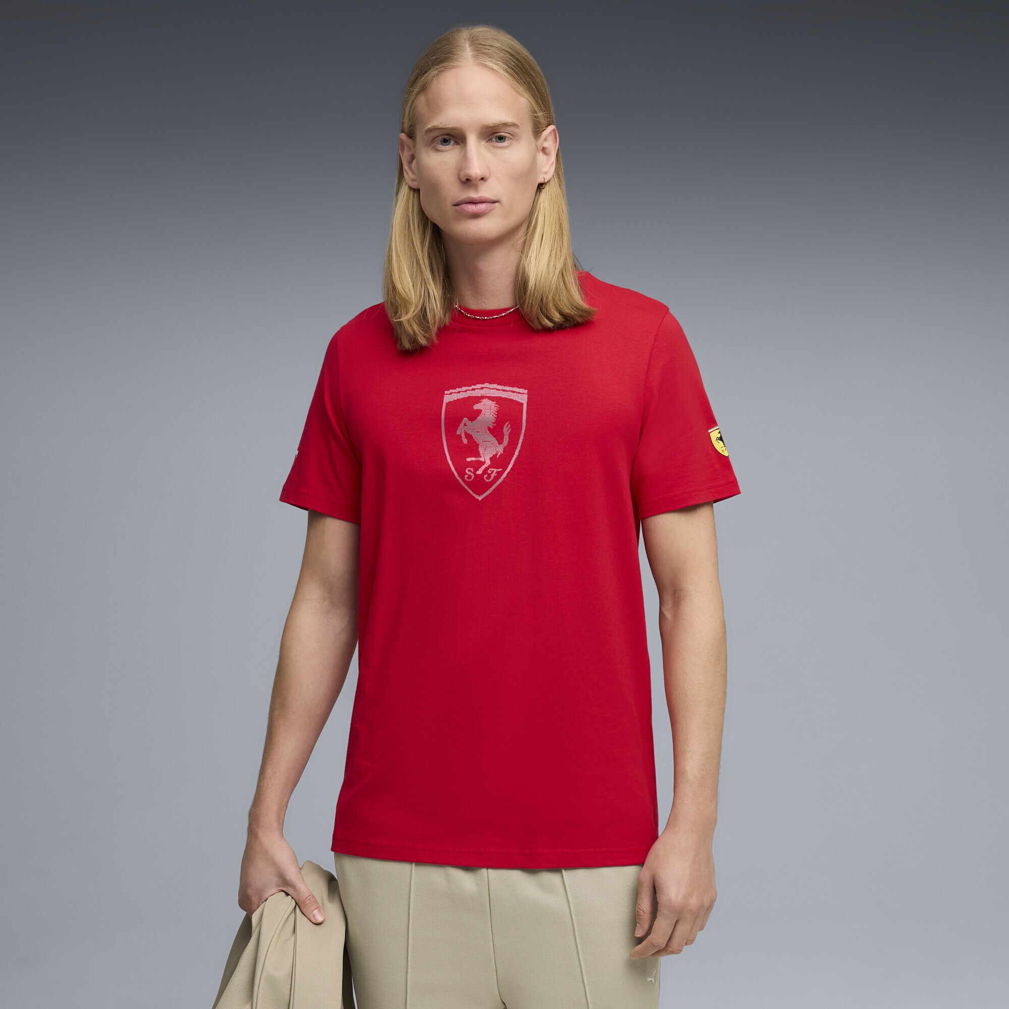 PUMA T-Shirt »Scuderia Ferrari Tonal Shield T-Shirt Herren«