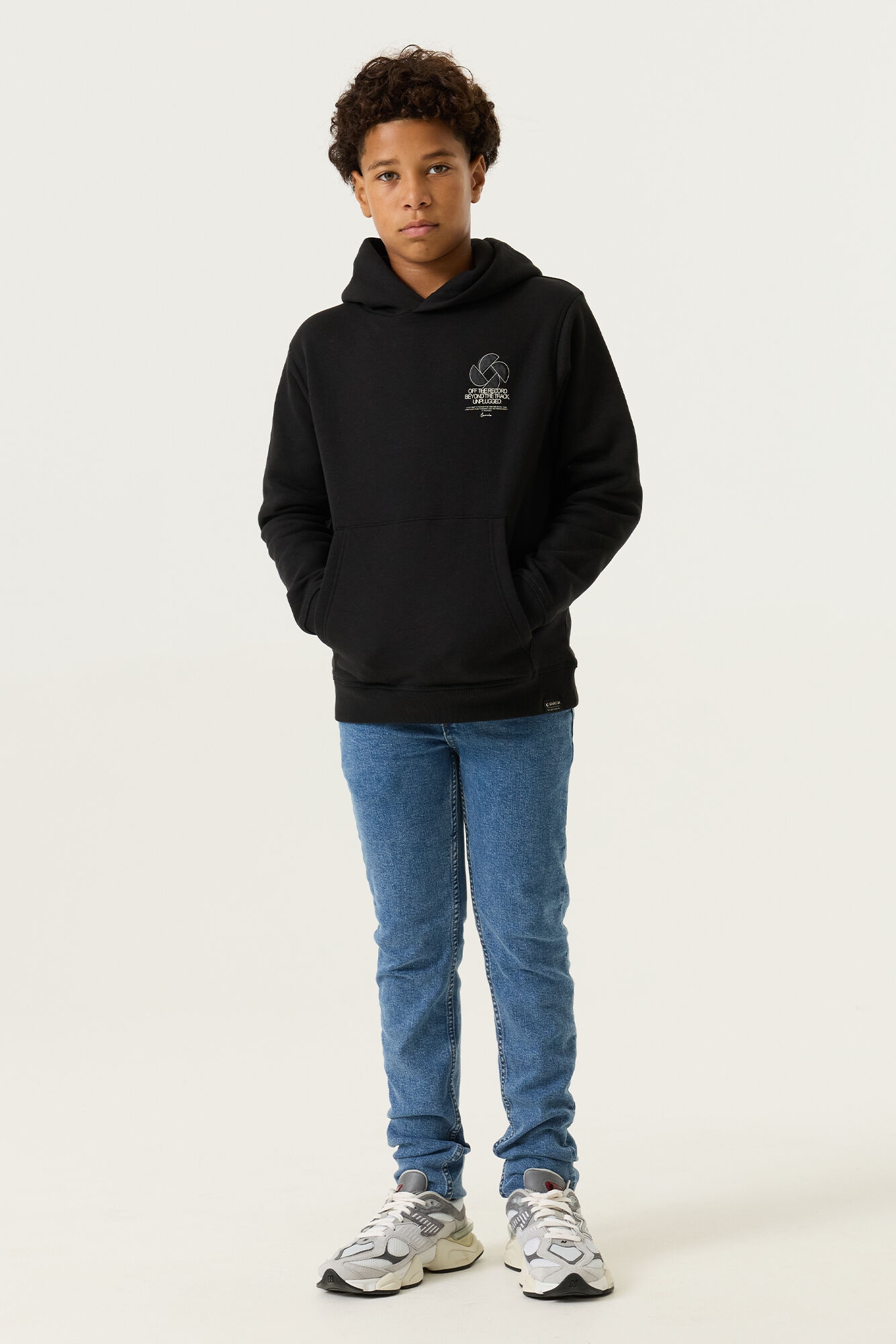 Garcia Hoodie , Rückseite plakativ bedruckt
