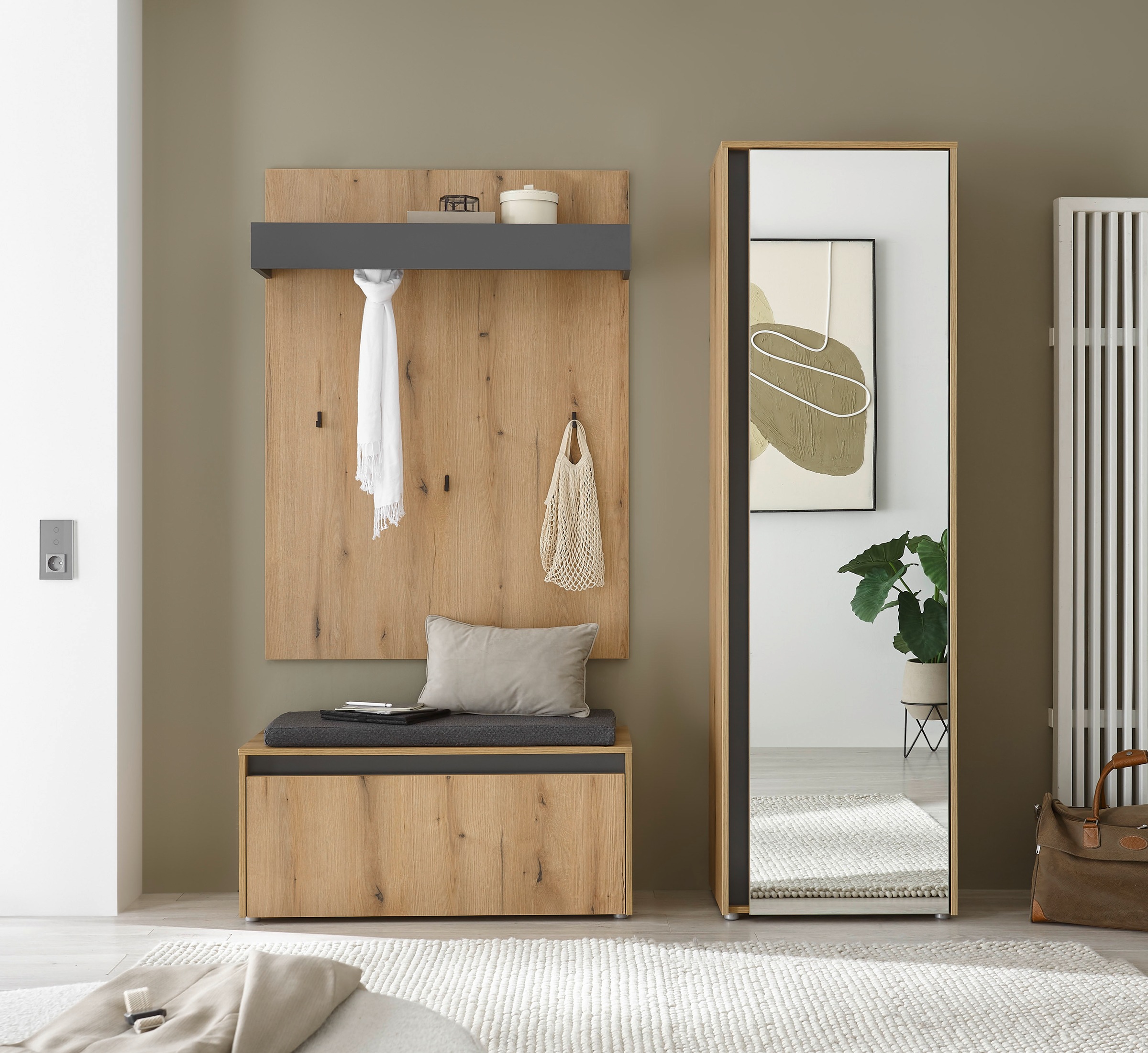 Home affaire Garderoben-Set "GIRON/CiTY, moderne Garderobe, Komplettset mit günstig online kaufen