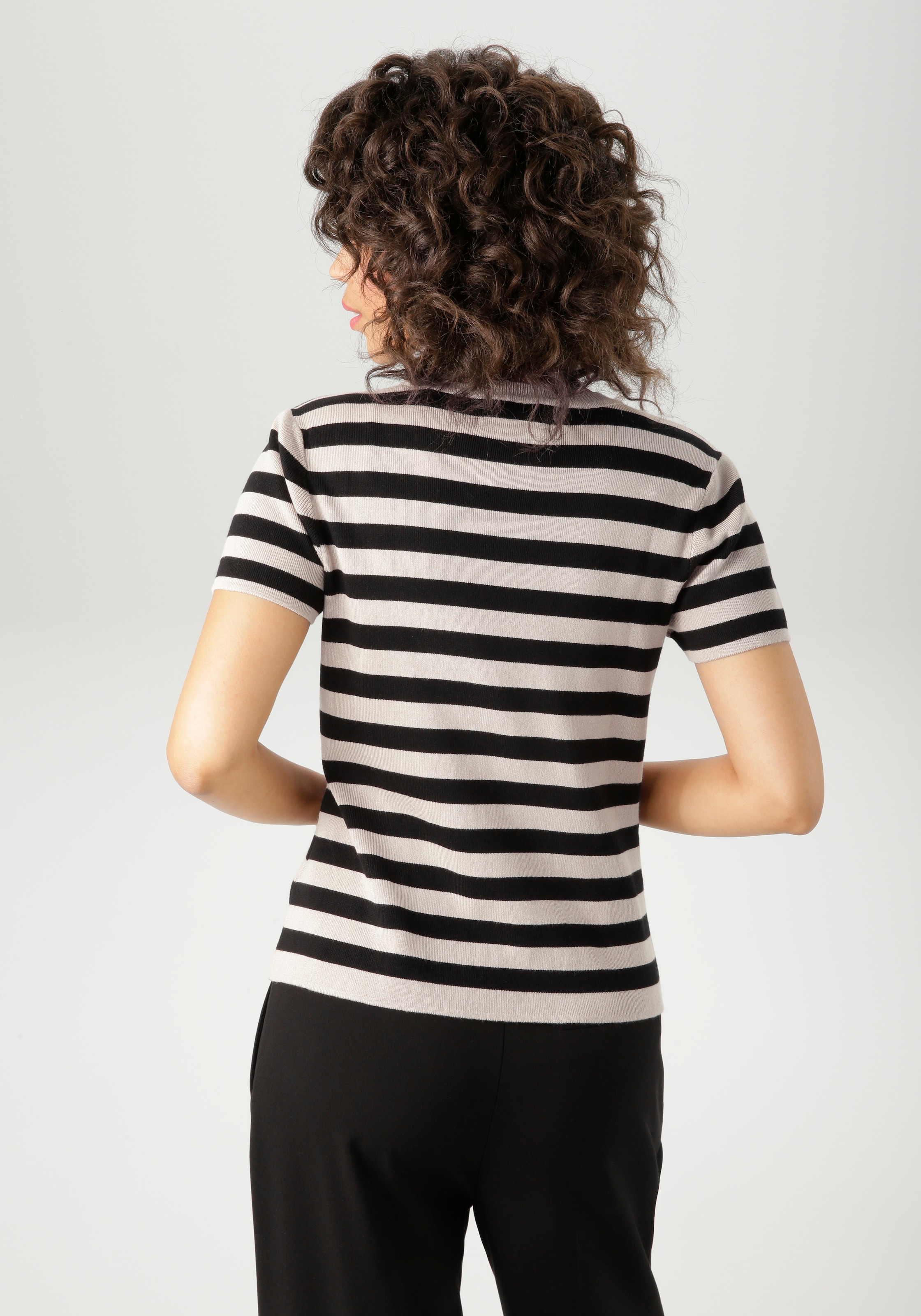 Aniston CASUAL Strickpullover, im Streifen-Dessin - NEUE KOLLEKTION