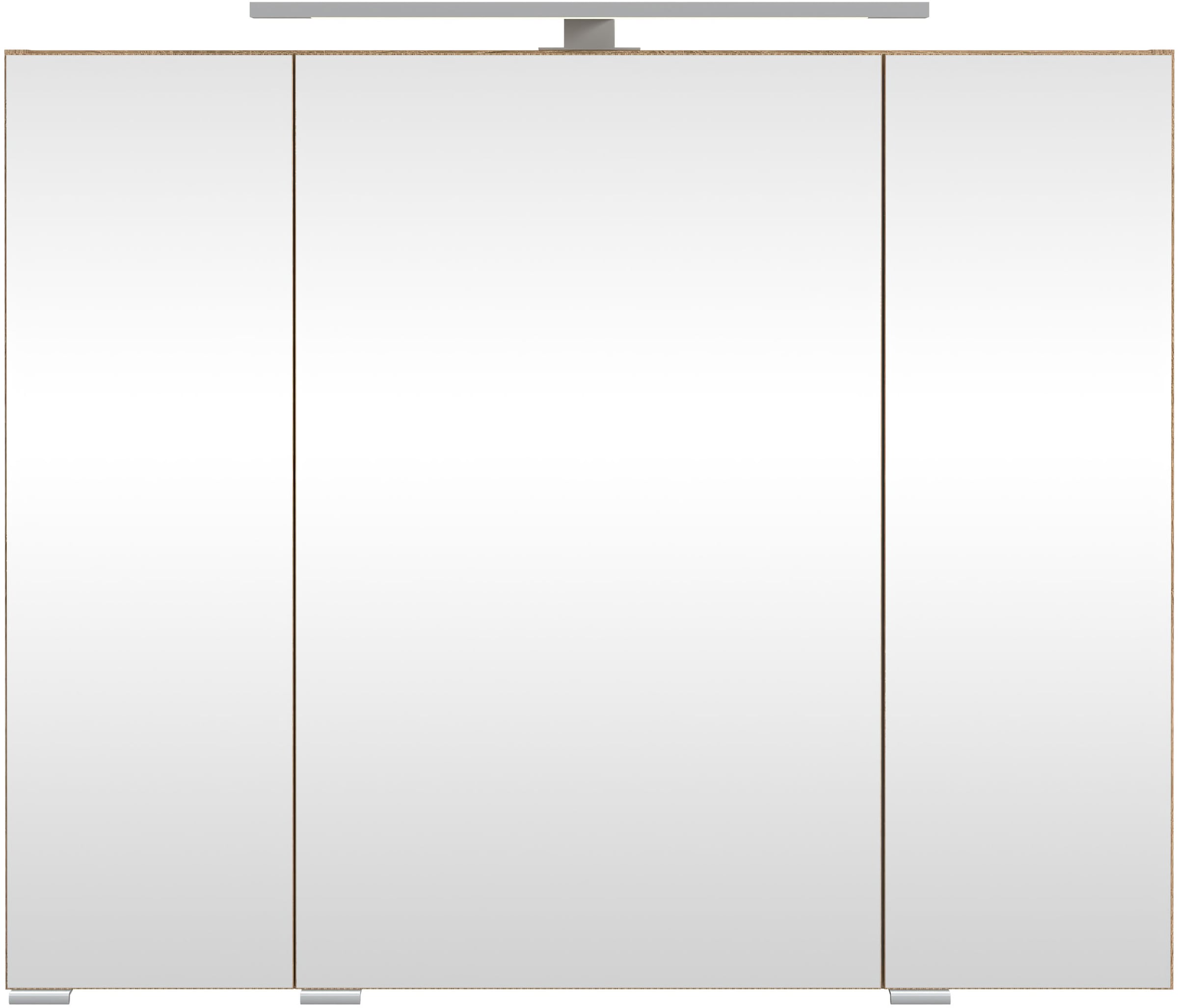 welltime Badmöbel-Set »Eixo«, Set 110 cm breit, Badmöbel mit LED-Beleuchtung