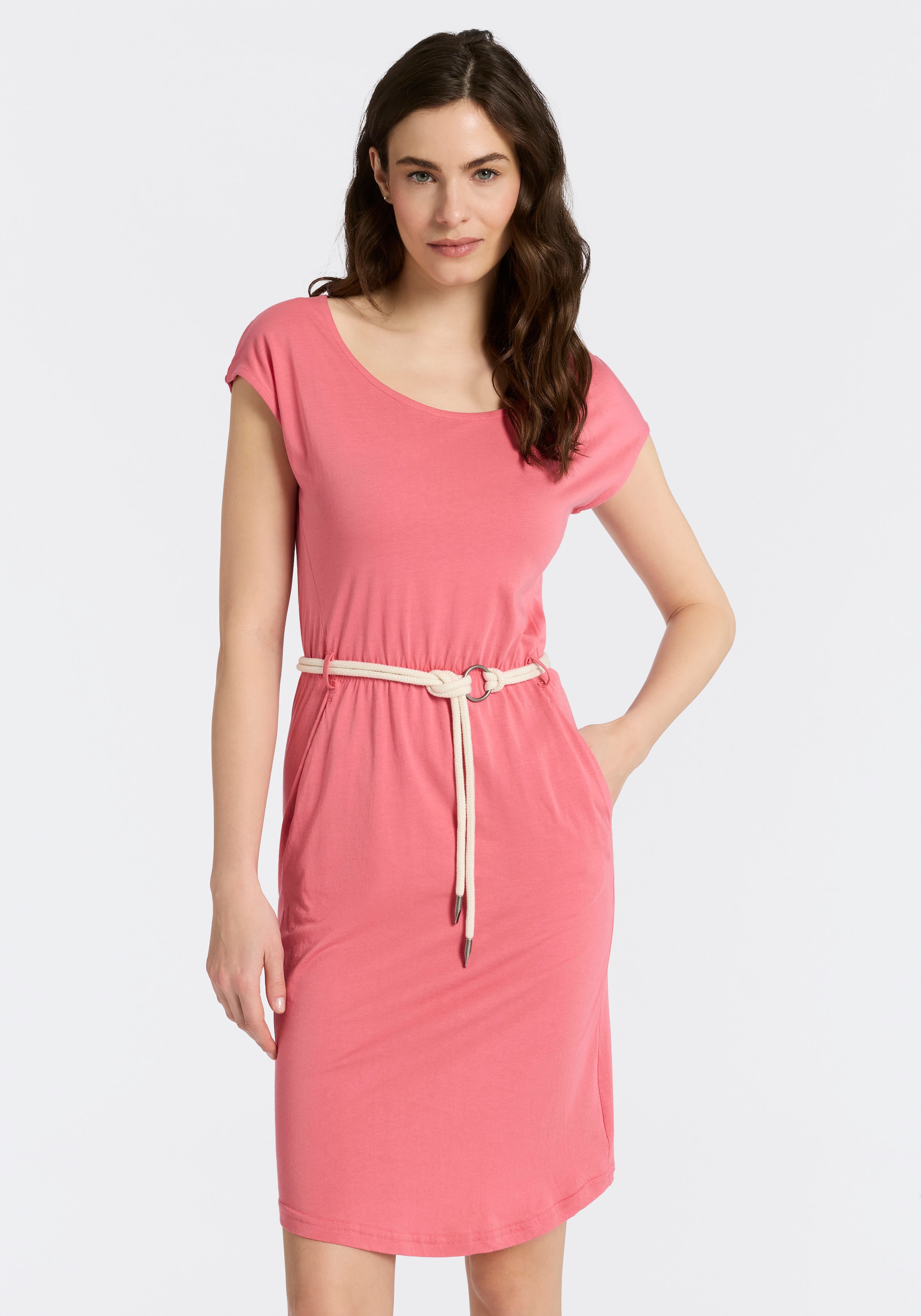 Ragwear "LILITHE O" mit Taillen-Bindegürtel