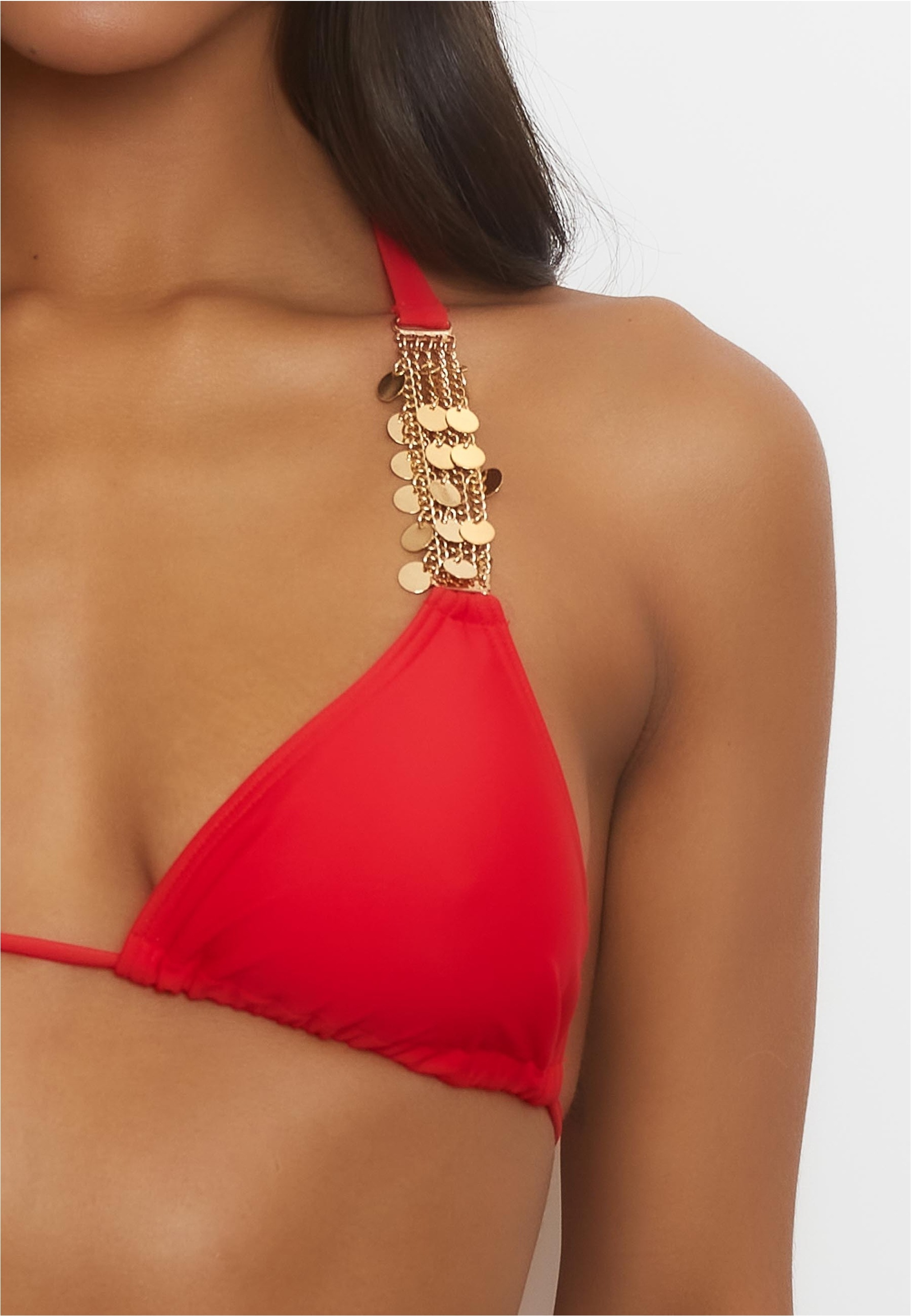 Moda Minx Triangel-Bikini-Top »Alicia Coin«, (1 St.), mit wunderschönen Münzanhängern