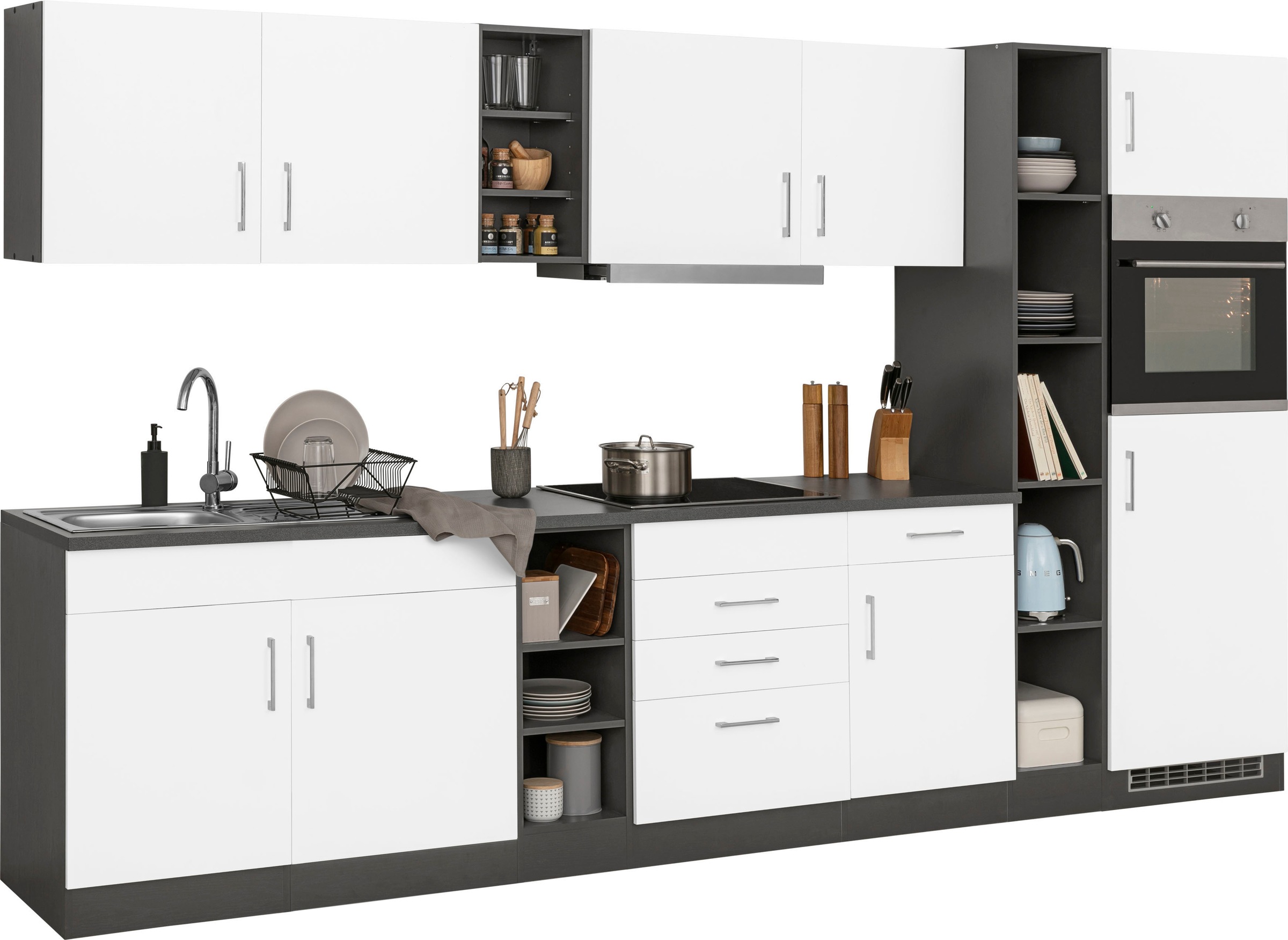 KOCHSTATION Küchenzeile "KS-Paris – Küchen mit einzigartigen Fotomotiven au günstig online kaufen