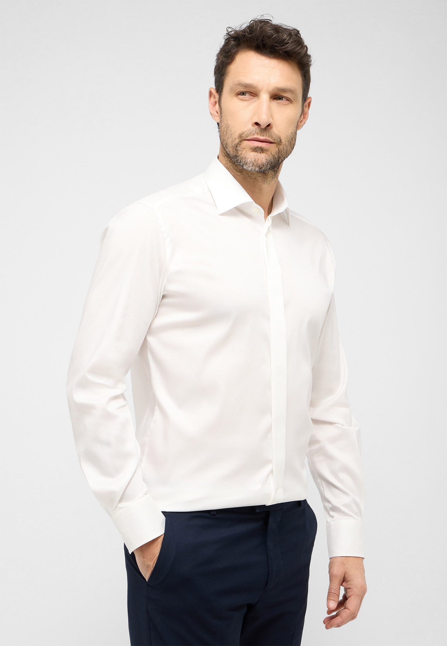 Eterna Langarmhemd "MODERN FIT", EASY IRON (bügelleicht) günstig online kaufen