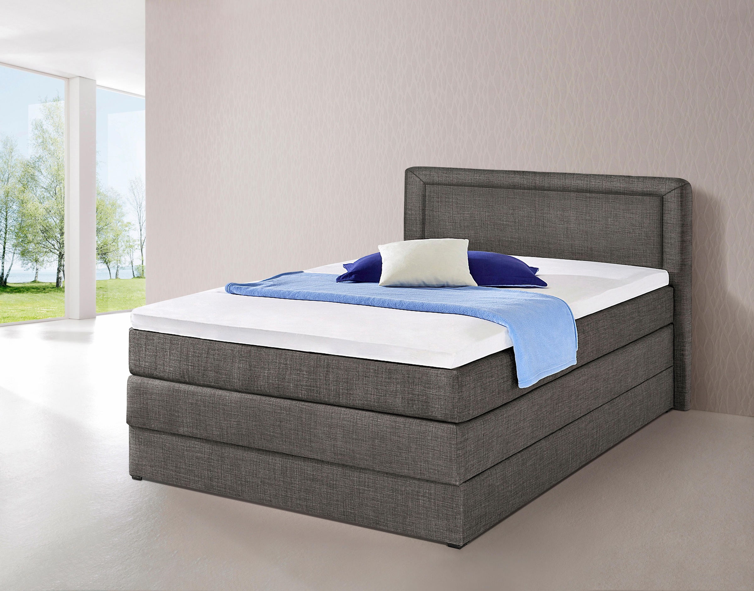 hapo Boxspringbett, mit Bettkasten günstig online kaufen