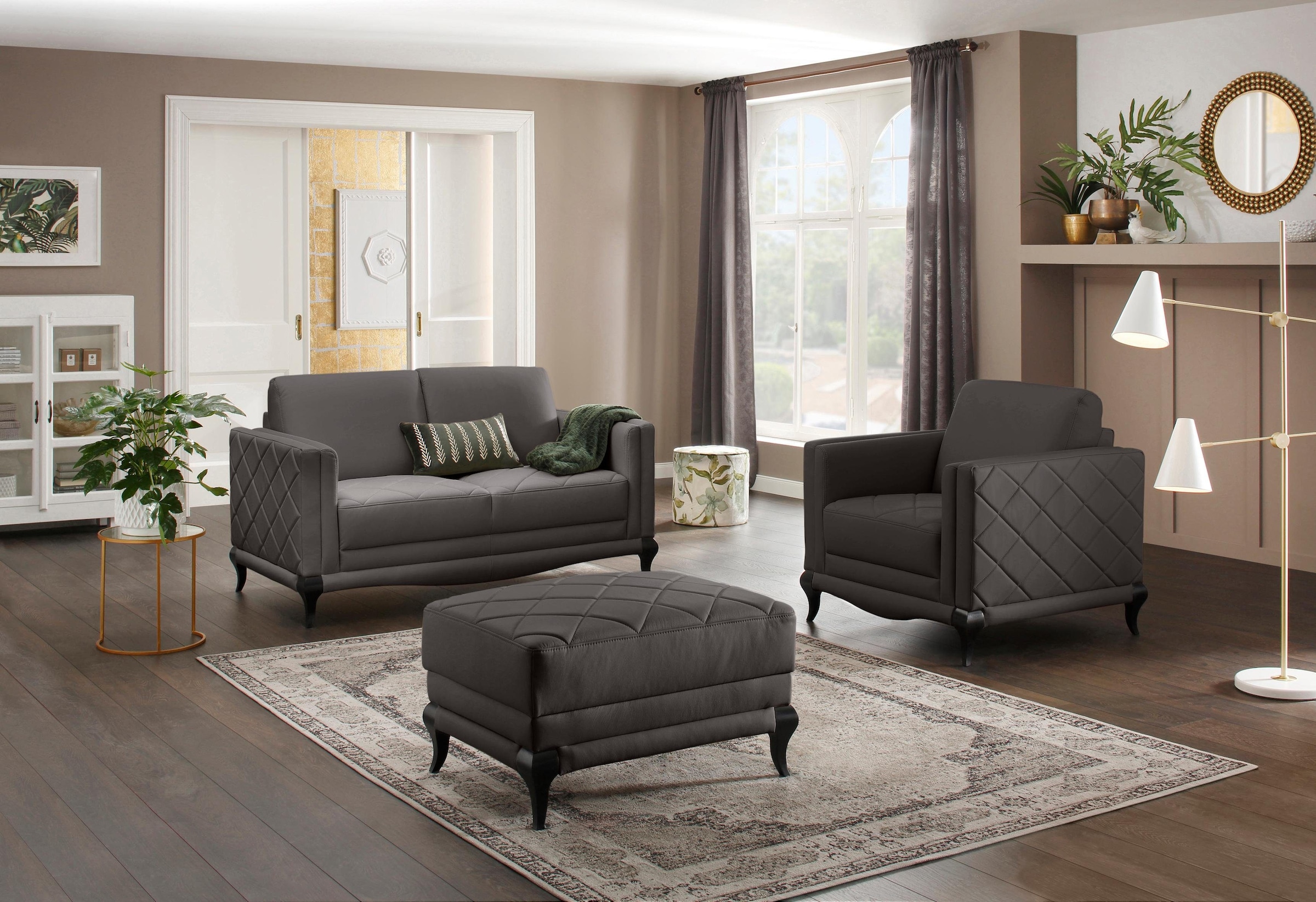 Home affaire Hocker »Brahms«, mit Stauraumfach