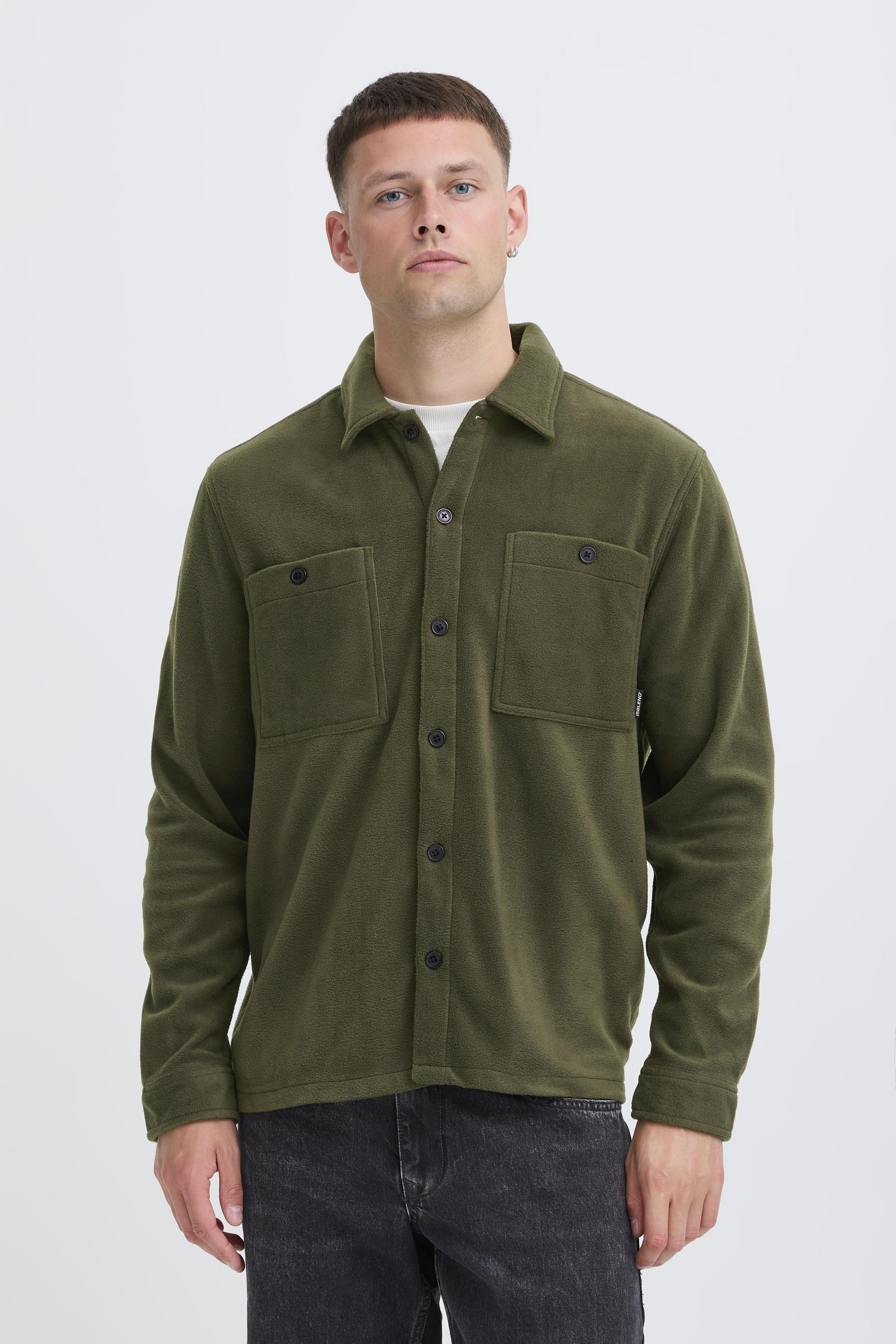 Blend Hemdjacke »BHDirk« ohne Kapuze Stilvolle Hemdjacke mit Brusttaschen