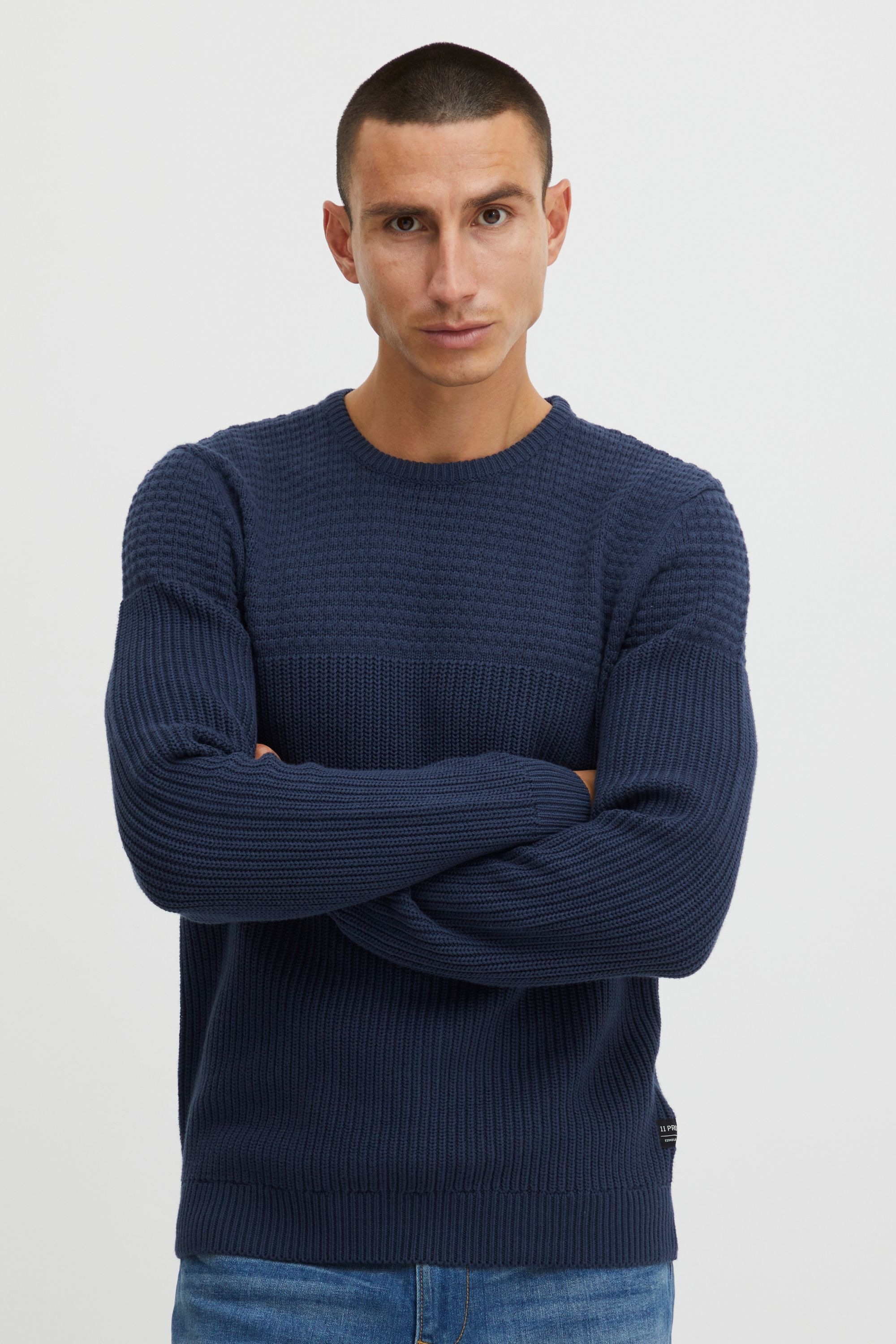 11 Project Strickfleece-Pullover "Strickpullover PRAdamus" günstig online kaufen