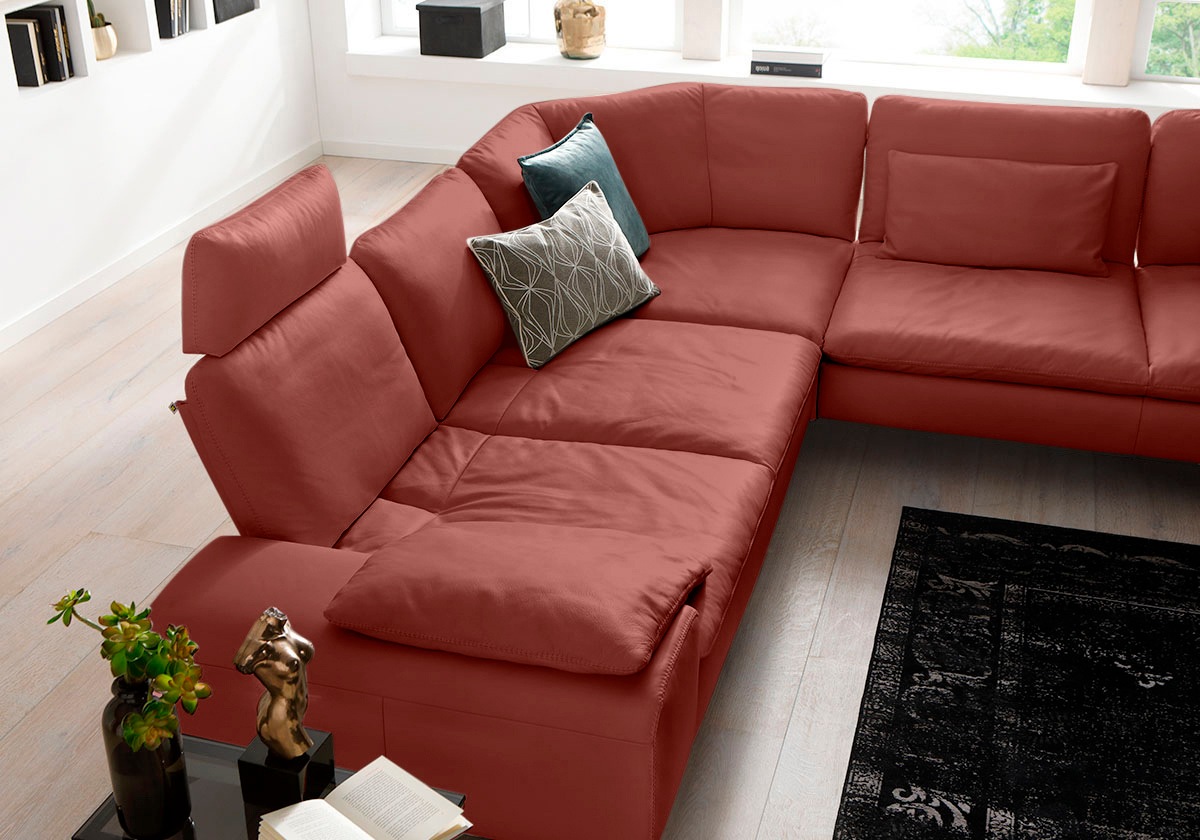 W.SCHILLIG Ecksofa "valentinoo, Designsofa, elegant und bequem, L-Form", (S günstig online kaufen
