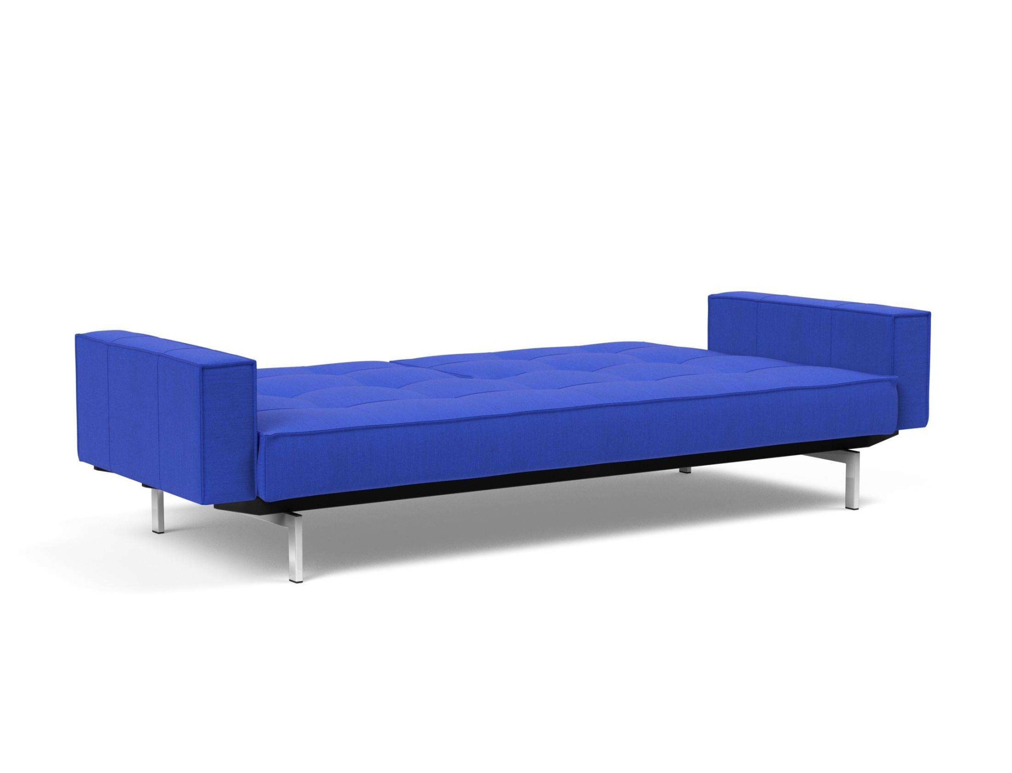 INNOVATION LIVING ™ Schlafsofa »Splitback, Rückenlehnen einzeln verstellbar, mit Federkern« mit chromglänzenden Beinen, in skandinavischen Design