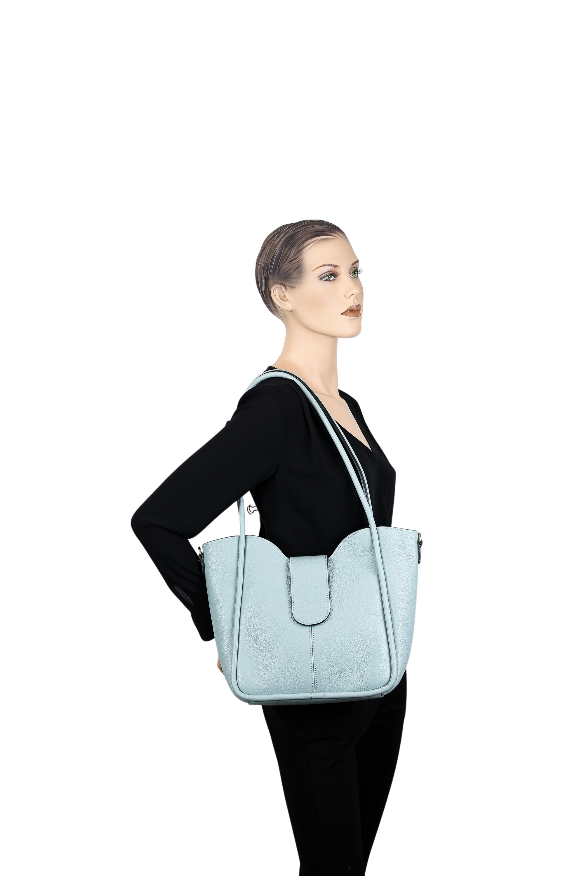 COLLEZIONE ALESSANDRO Schultertasche »Nizza«, aus weichem Leder, Made in Italy