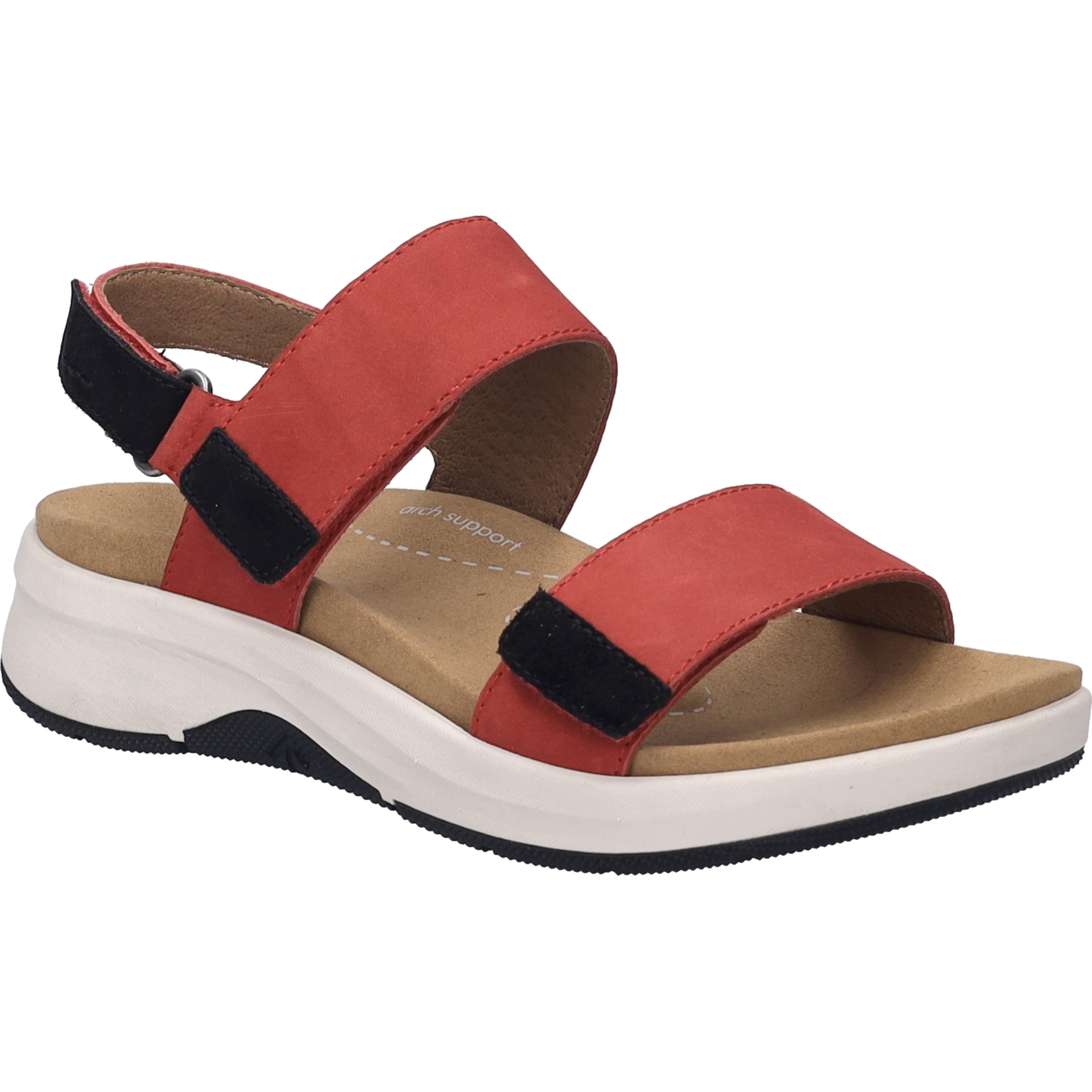 Josef Seibel Sandale "Estelle 04, rot-kombi" günstig online kaufen