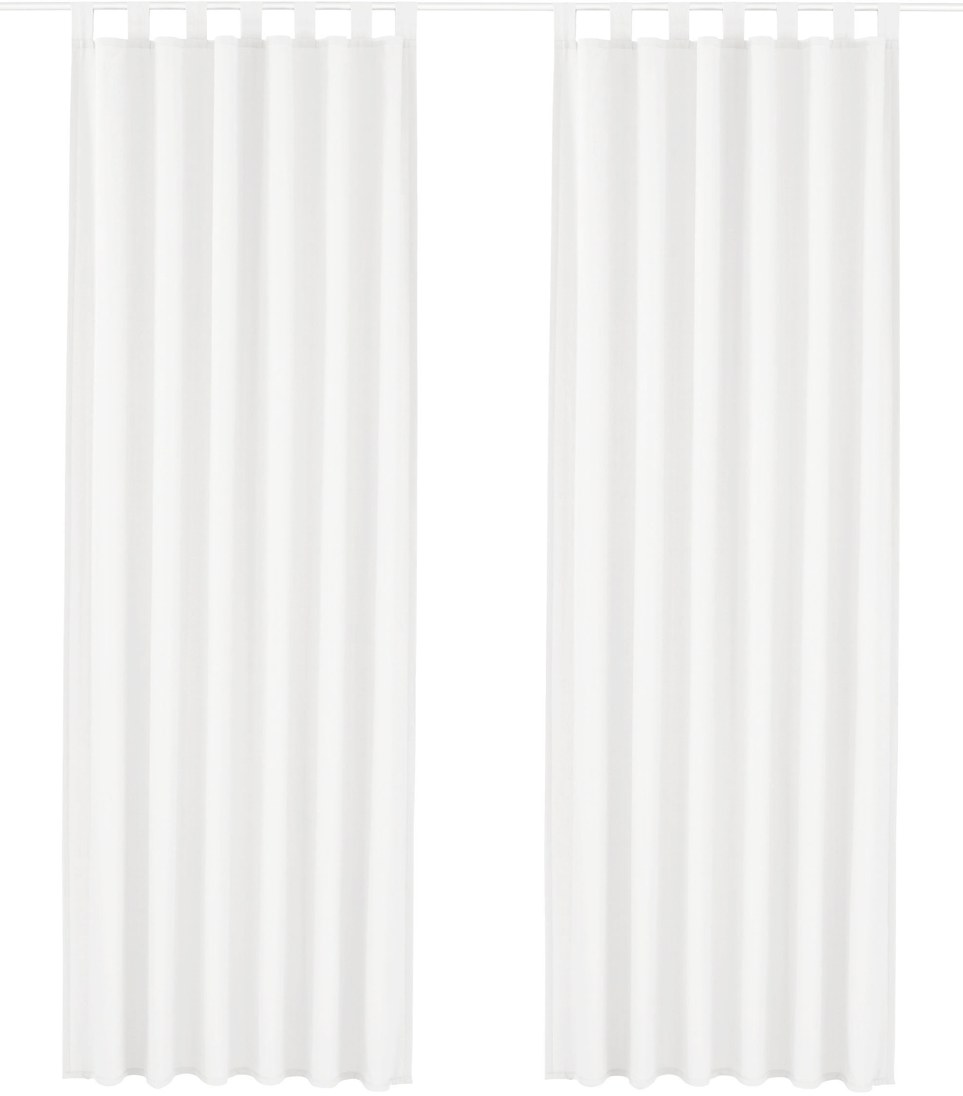 my home Vorhang "Raja" Schlaufen 2 Stk. tlg. 2er-Set, Bestseller, einfarbig günstig online kaufen