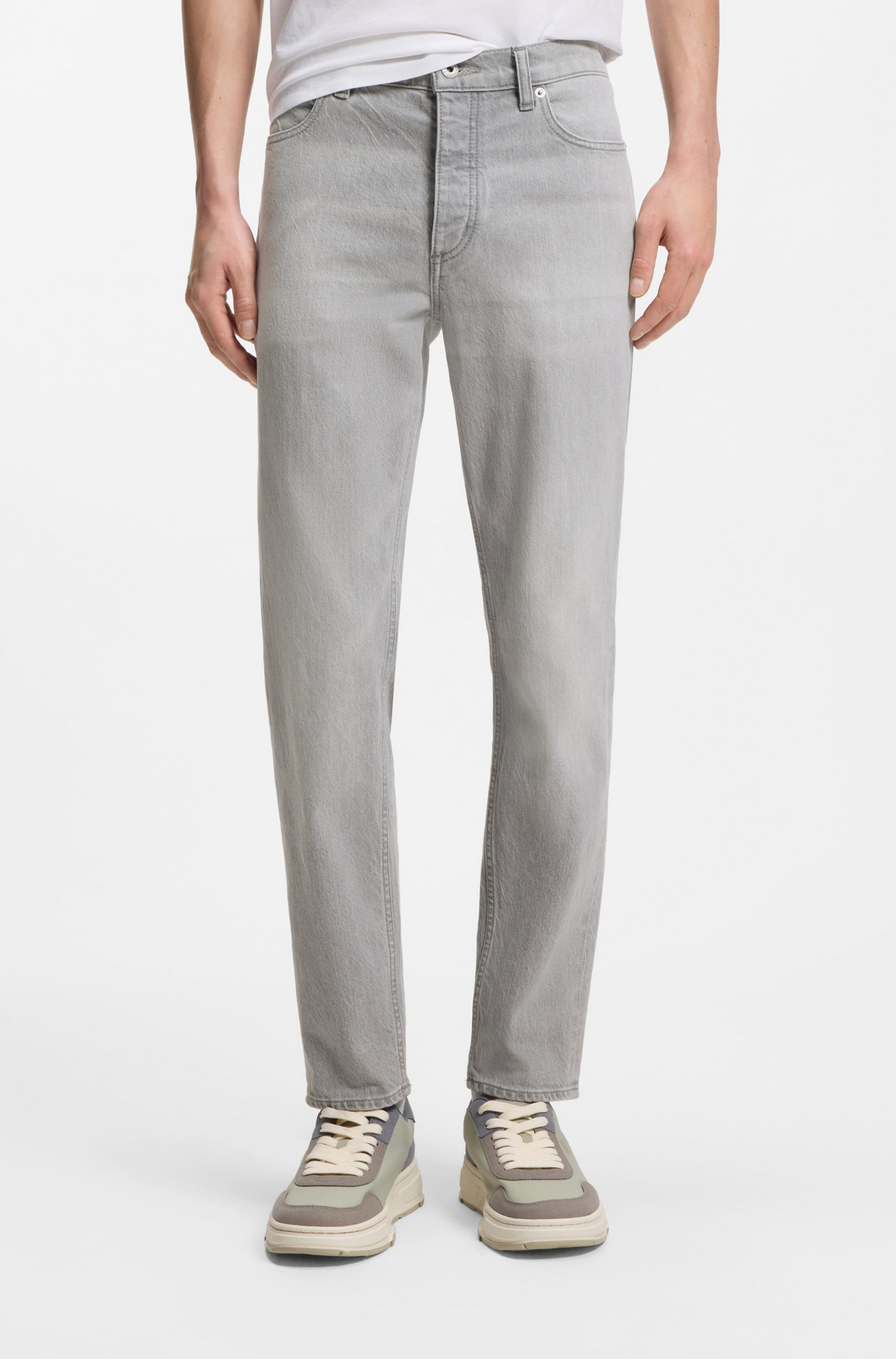 HUGO 5-Pocket-Jeans "Brody" Tapered Fit, mittlere Leibhöhe