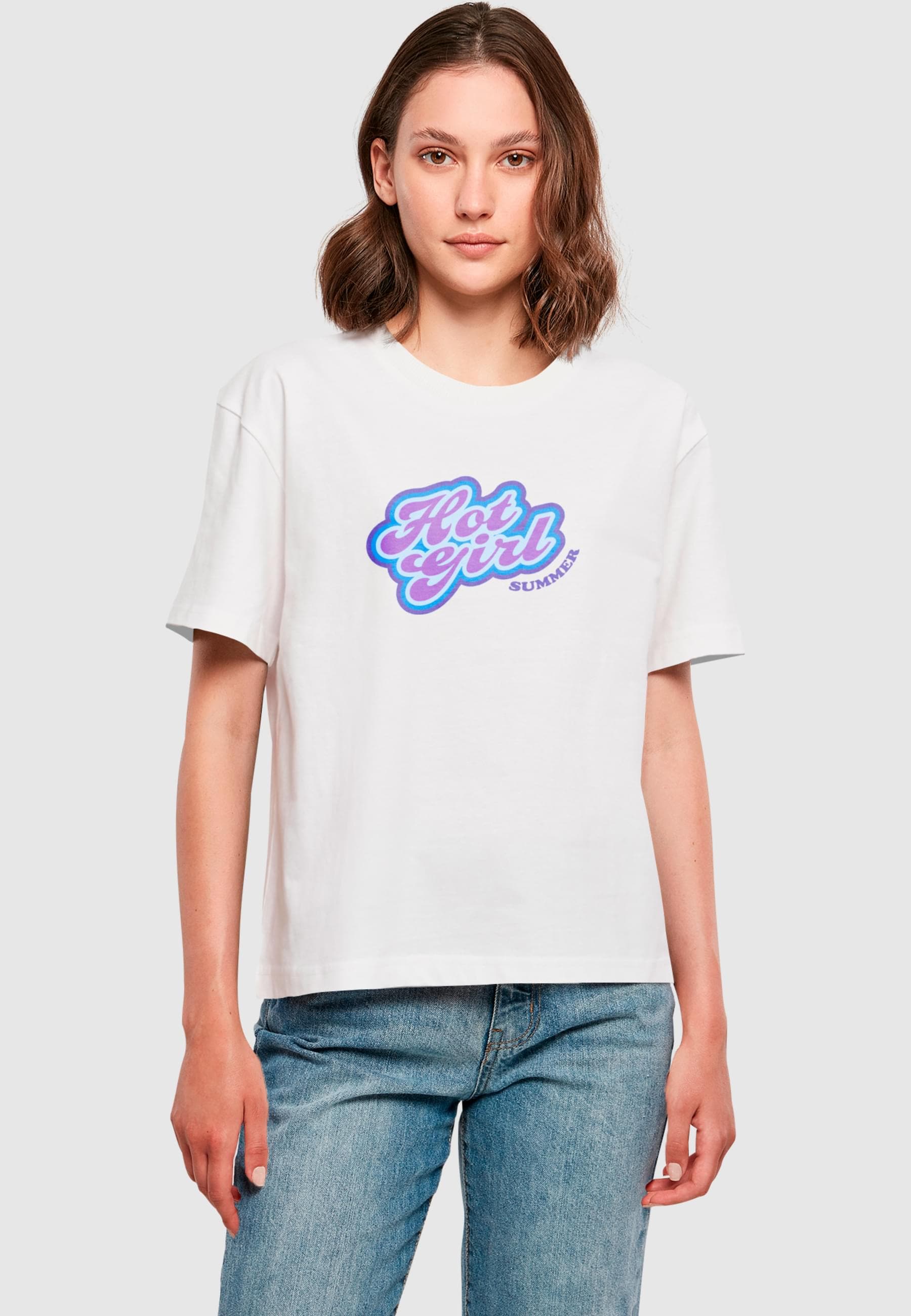 Miss Tee T-Shirt »Miss Tee Damen Hot Girl Summer Tee«, (1 tlg.)