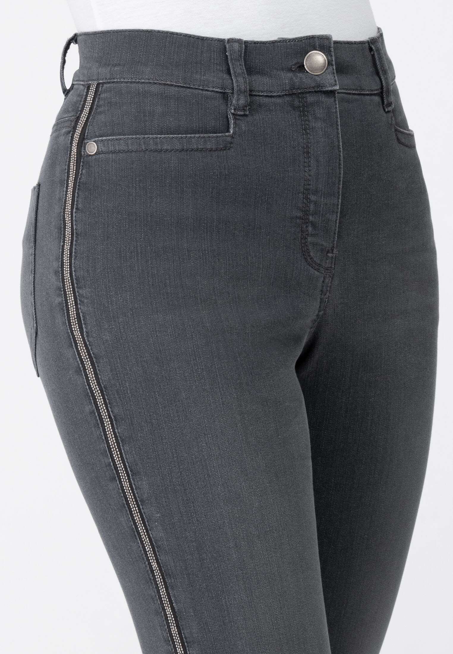 Recover Pants 5-Pocket-Jeans »Hose«, Mit Kettendetails