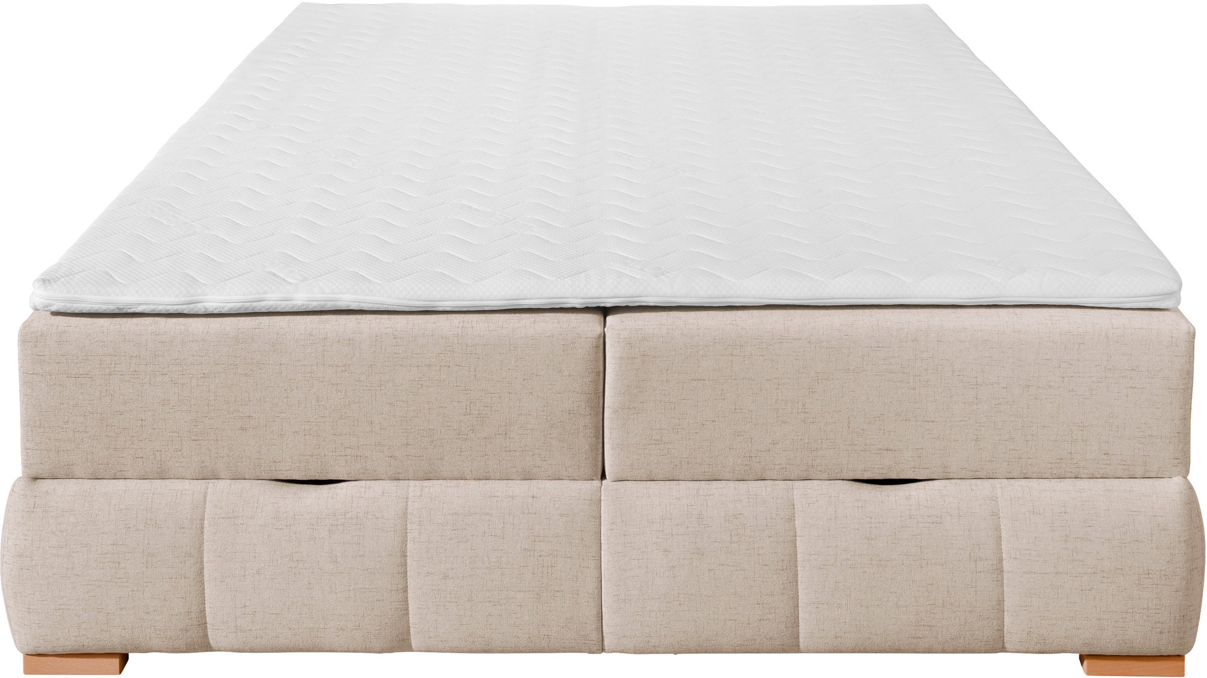 Thumbnail - OTTO home Boxbett "Wehma inkl. Bettkasten und Topper, auch in Überlänge erhältlich" in H2, H3 & H4 wählbar, inklusive To...