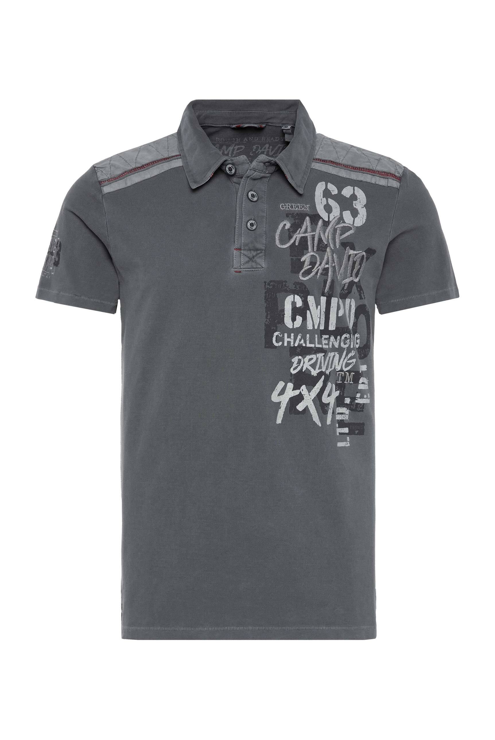 CAMP DAVID Poloshirt, mit Vintage-Waschung