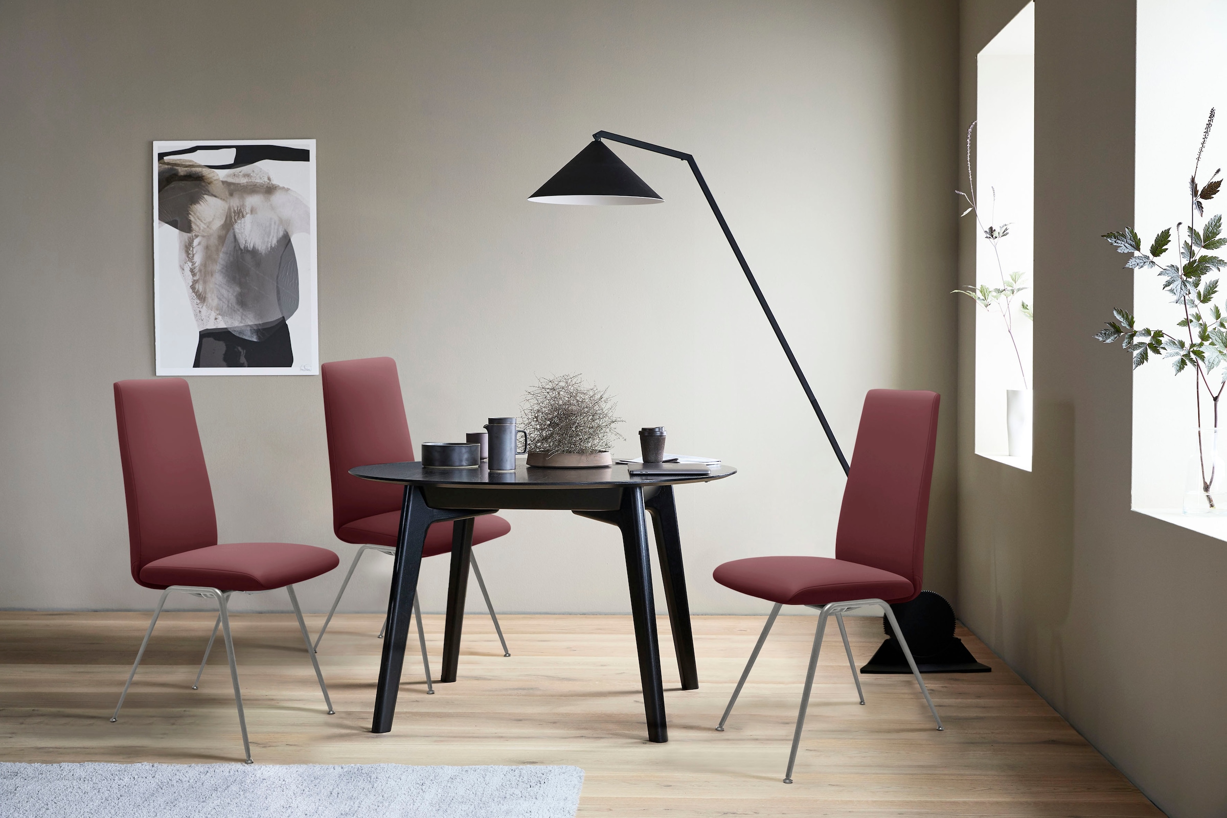 Stressless Polsterstuhl "Laurel" () High Back, Größe M, mit Beinen aus Stah günstig online kaufen