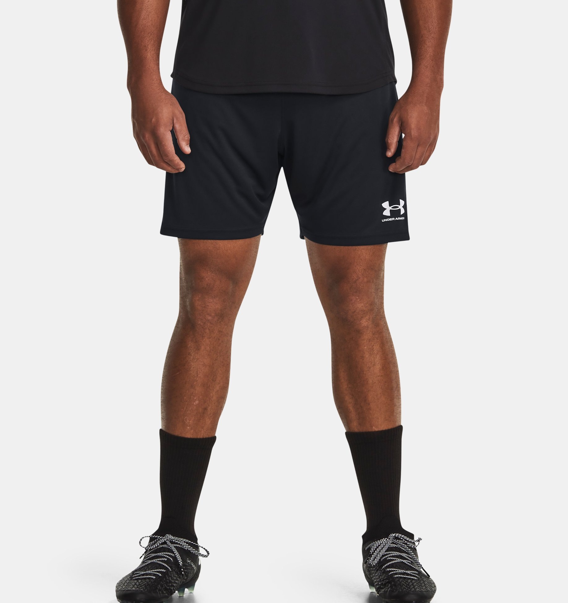UNDER ARMOUR Herren Shorts "UA M CHALLENGER TRAIN SHORT", schwarz, Gr. XXL, Obermaterial: 100% Polyester, Hosen