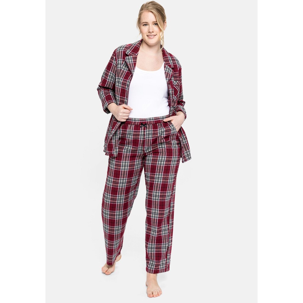 Sheego Pyjama »Schlafanzugset«, (Set)