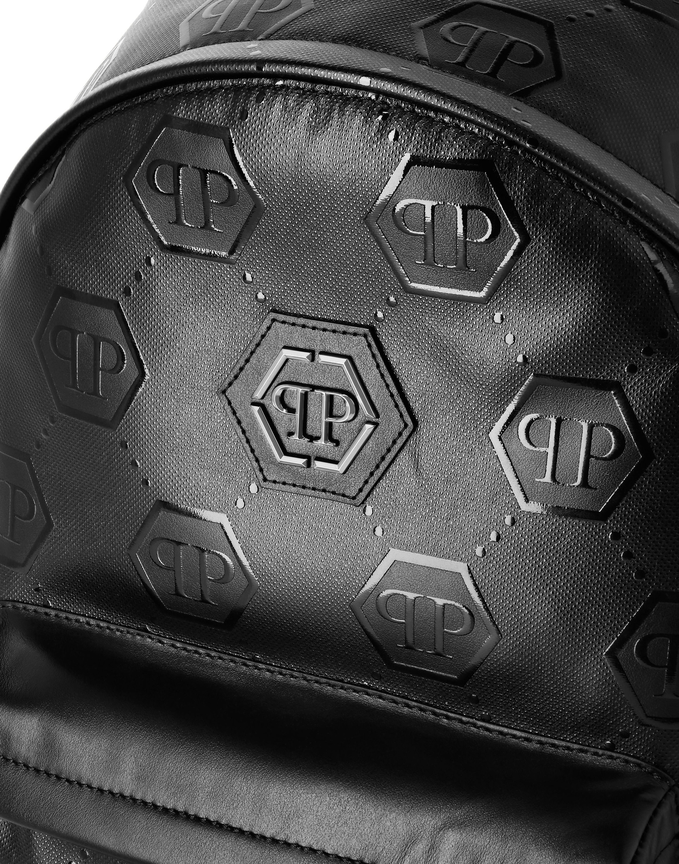 Freizeitrucksack PHILIPP PLEIN "Monogram", 0202, schwarz, schwarz, Rucksäcke Freizeitrucksack 2