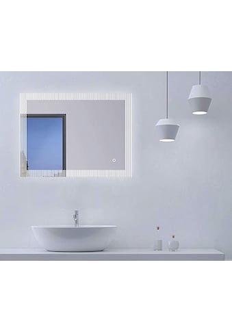 Talos Badspiegel »TRACE«, (Komplett-Set), BxH: 80x60 cm, energiesparend kaufen