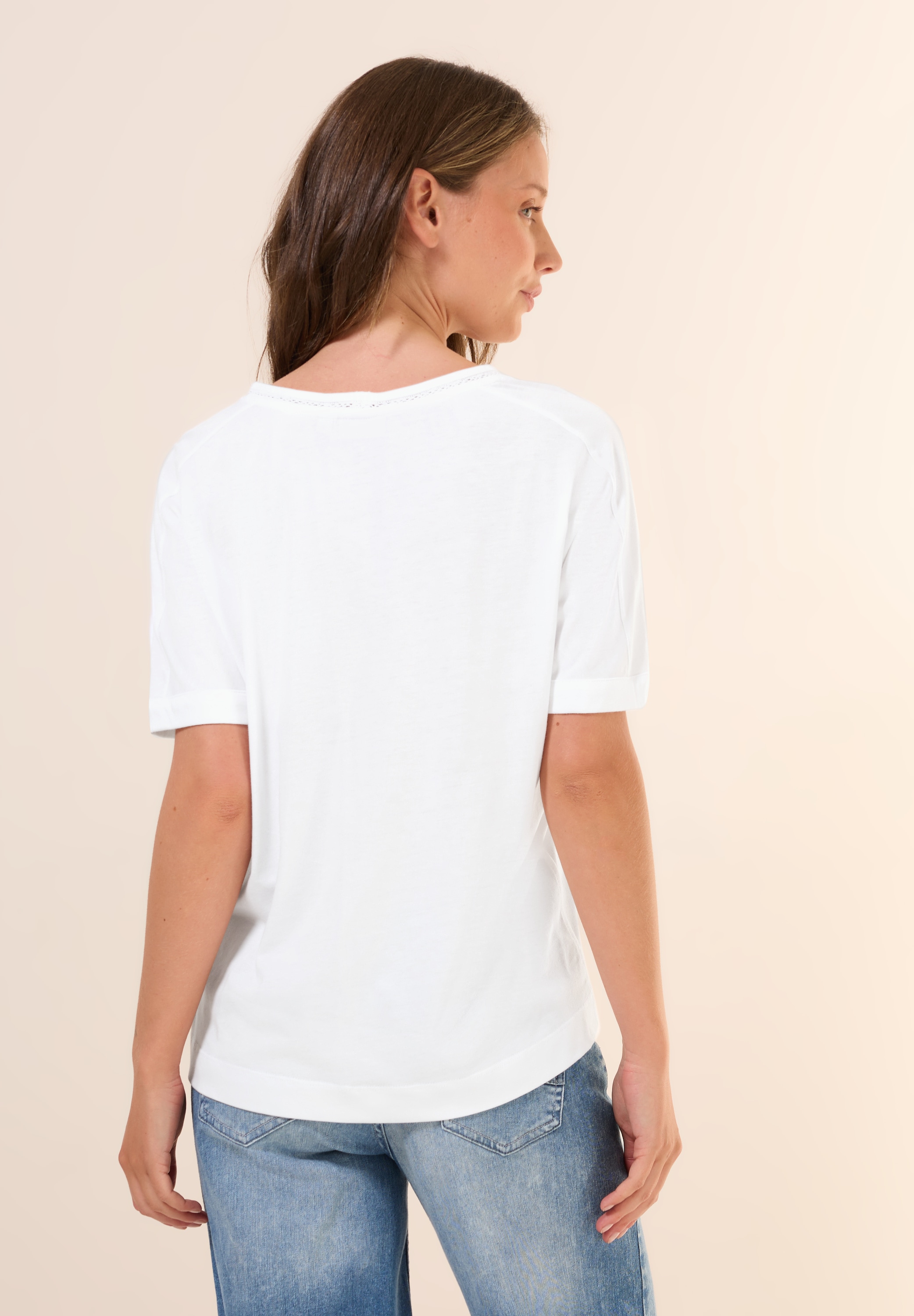 Cecil T-Shirt, mit V-Ausschnitt