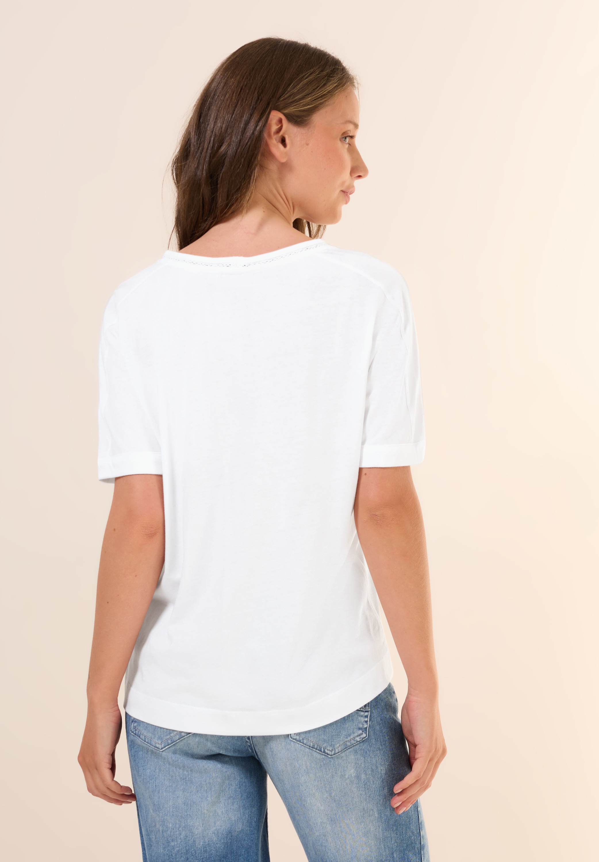 Cecil T-Shirt, mit V-Ausschnitt günstig online kaufen