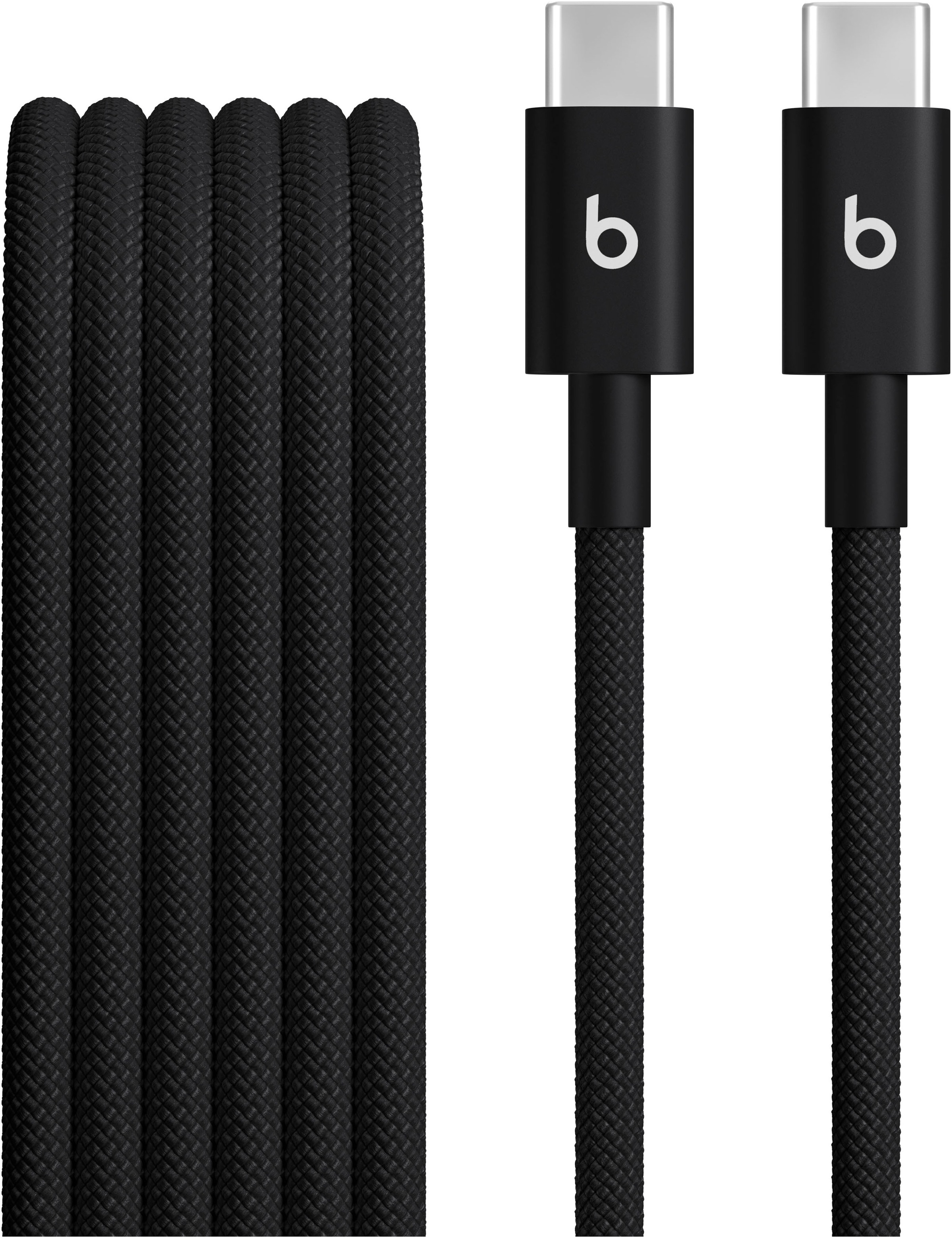 APPLE USB-Kabel "USB-C auf USB-C Gewebtes Kabel", 150cmcm, 60 kW, schwarz, Kabel