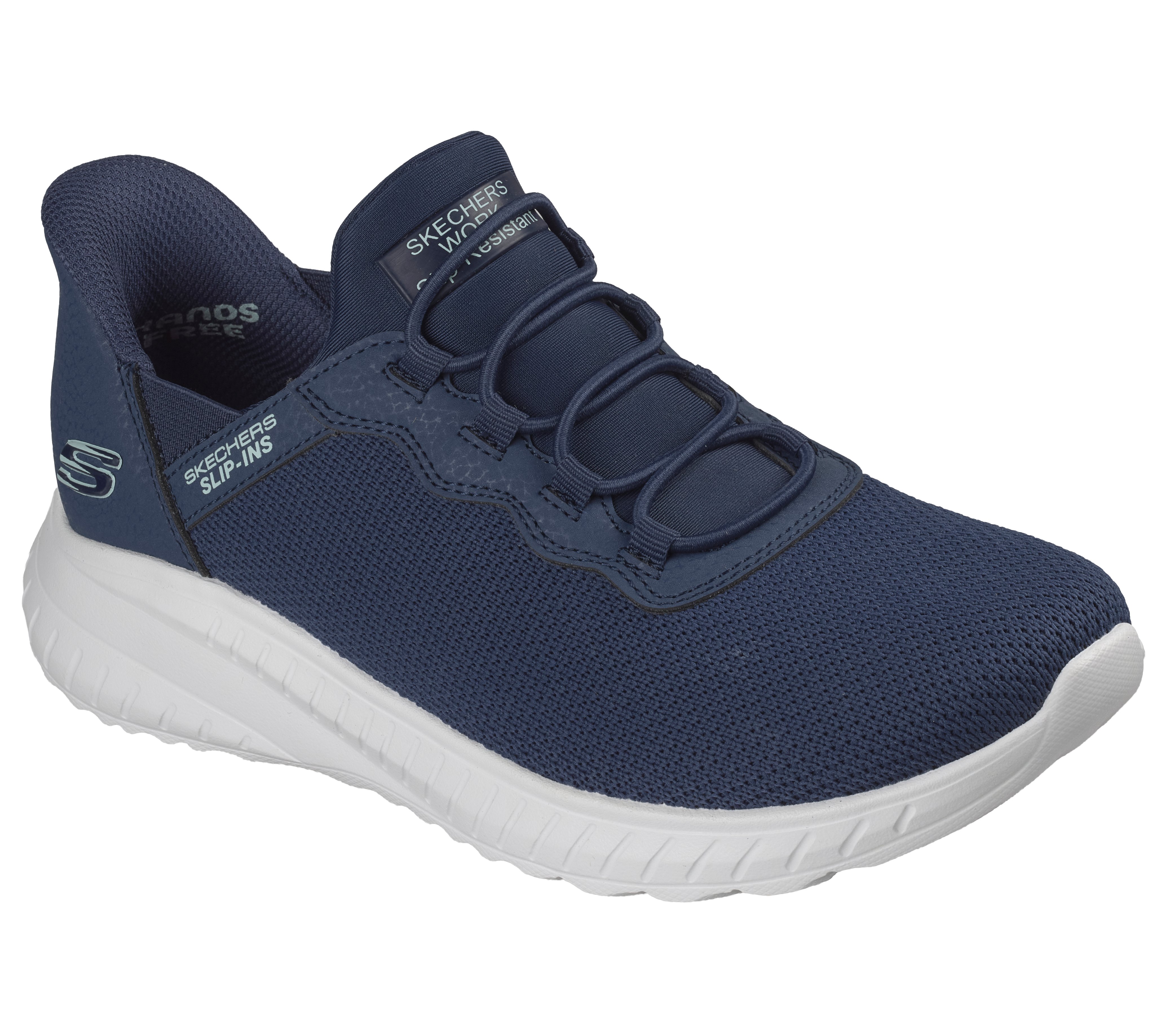 Skechers Berufsschuh "SQUAD CHAOS SR-JASUL" Slip-on Sneaker, Schlupfschuh mit Air-Cooled Memory Foam