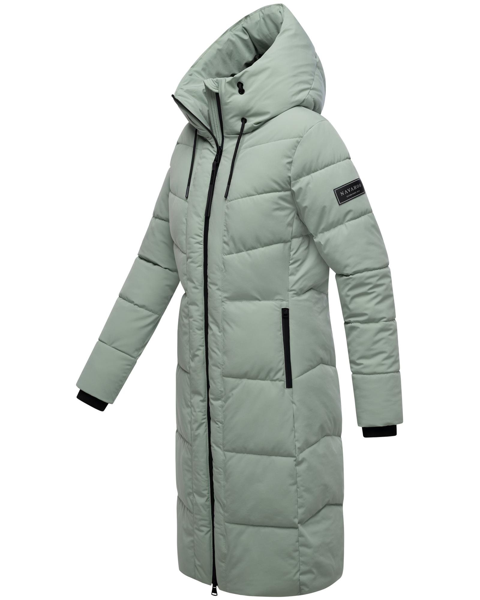 Navahoo Steppmantel »Schokokuss XIV«, Warmer Damen gesteppter Wintermantel mit Kapuze