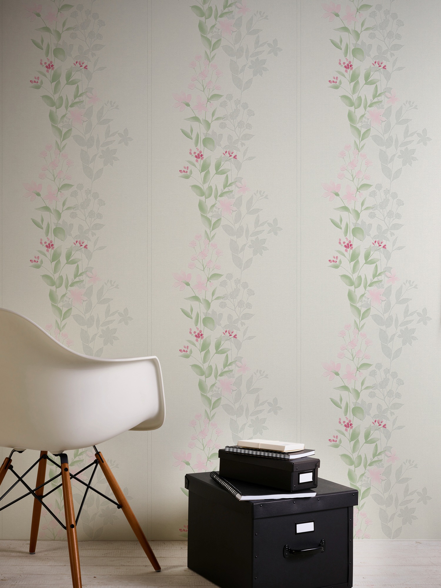 A.S. Création Vliestapete »Blooming floral«, floral-botanisch-Wald, Tapete Blumen Tapeten Wohnzimmer Schlafzimmer Küche modern Design Büro