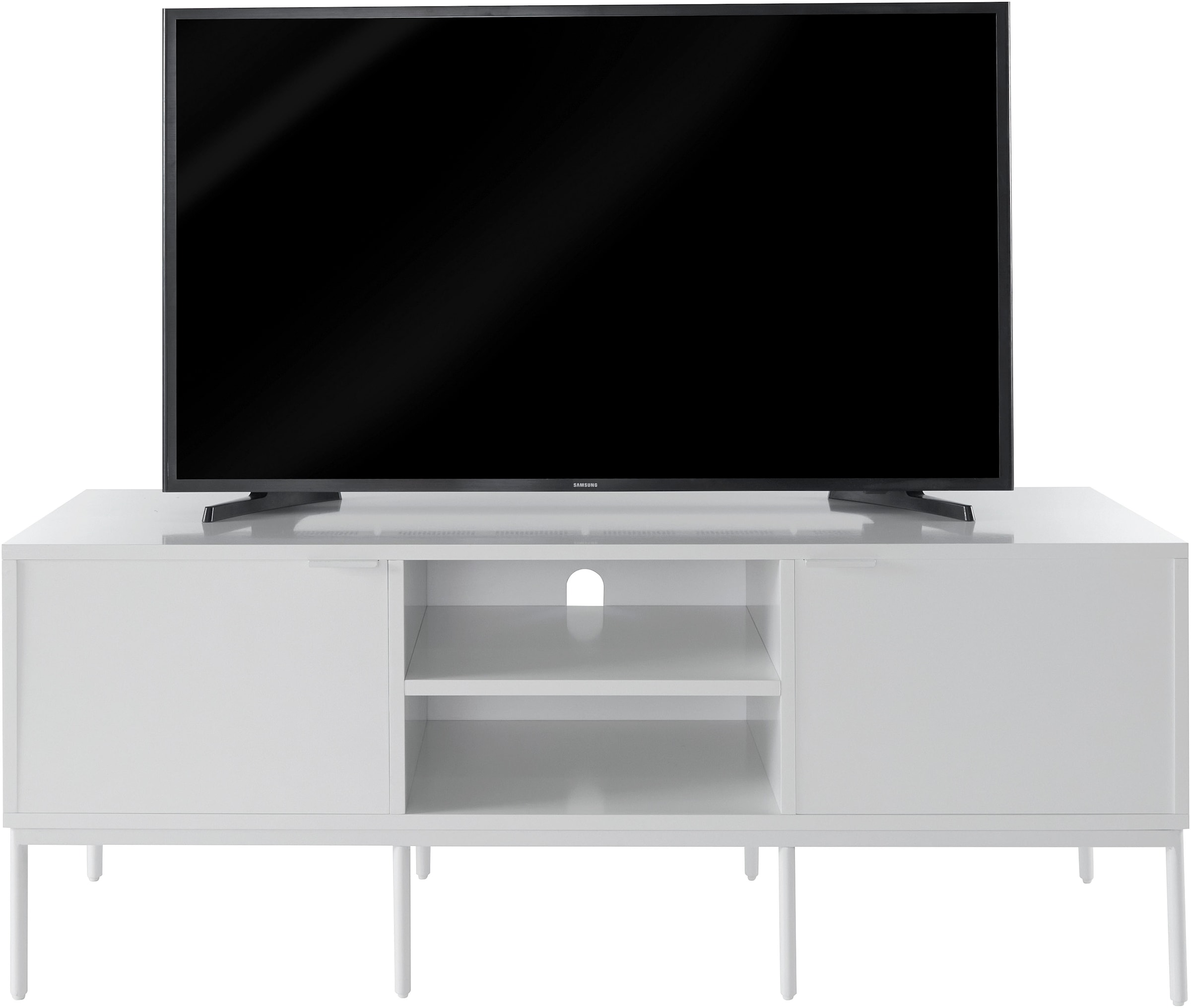 s.Oliver TV-Schrank »Kallby« 1 Stk. tlg. lackiertes MDF, Kabelmanagement, Soft-Close Funktion, Breite 140 cm