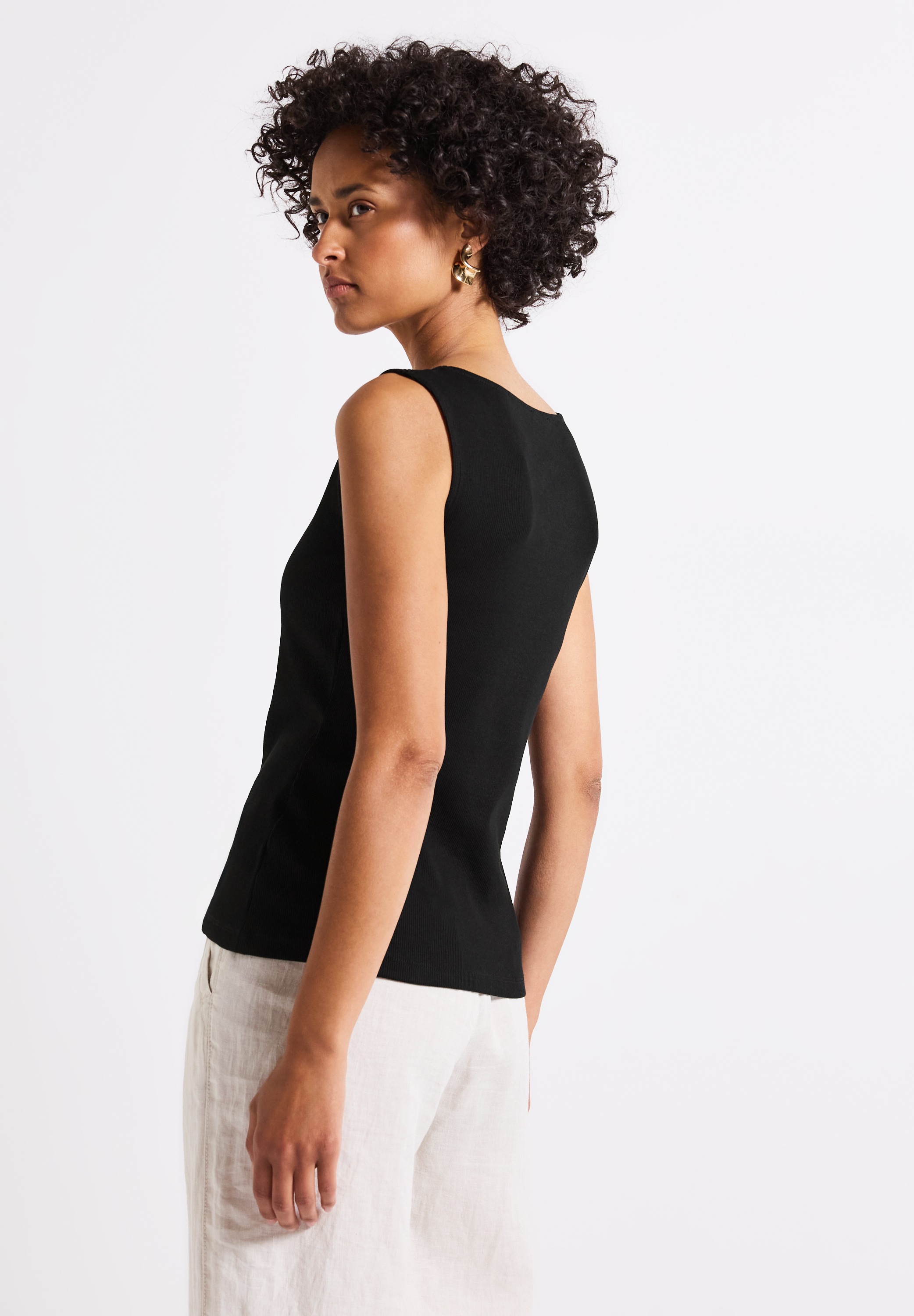 STREET ONE Shirttop GANIA mit Herzausschnitt günstig online kaufen