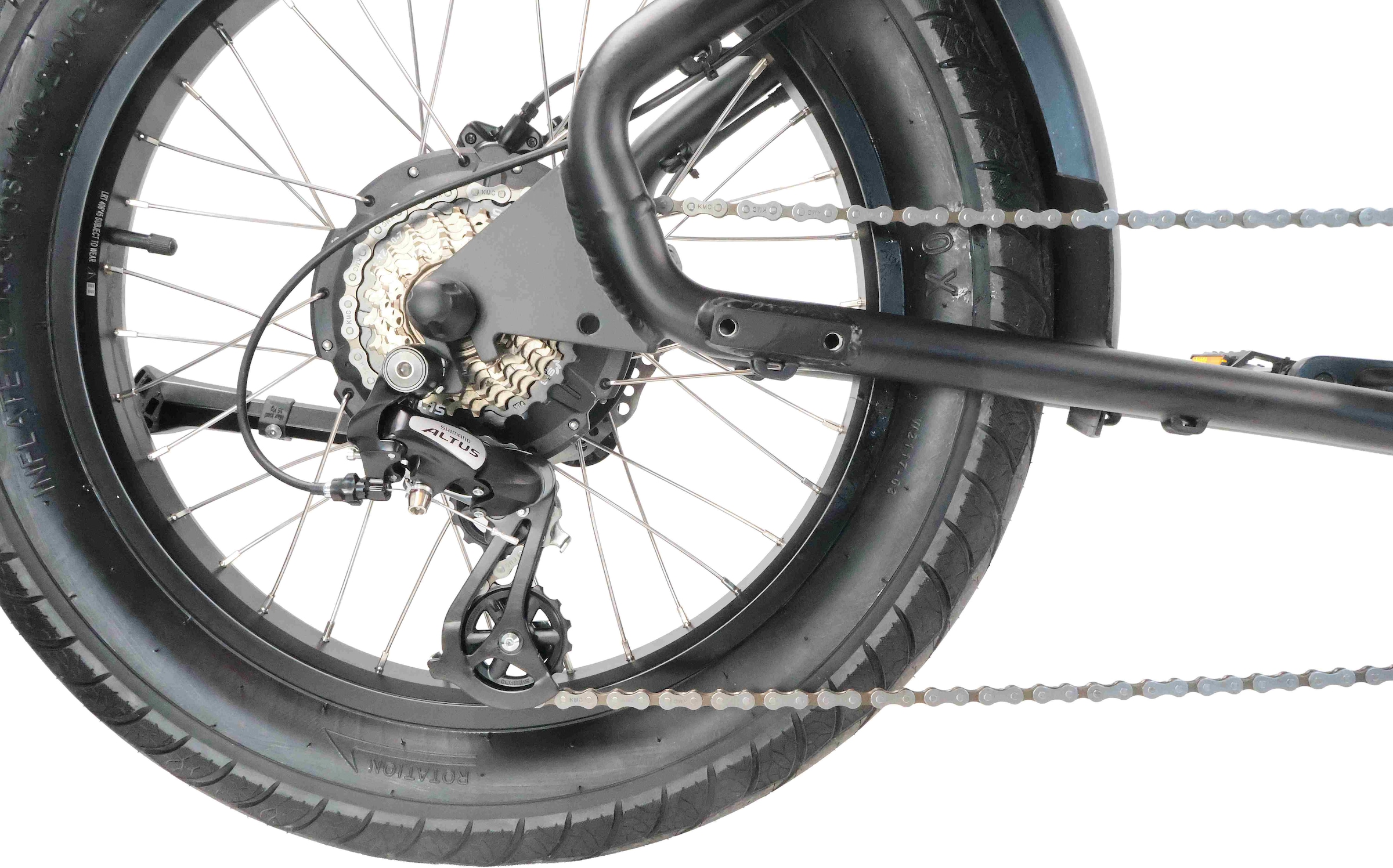 LLobe »Moto E-Bike Moto 2.6« 8 Gang Shimano Tourney Schaltwerk Kettenschaltung Heckmotor 250 W