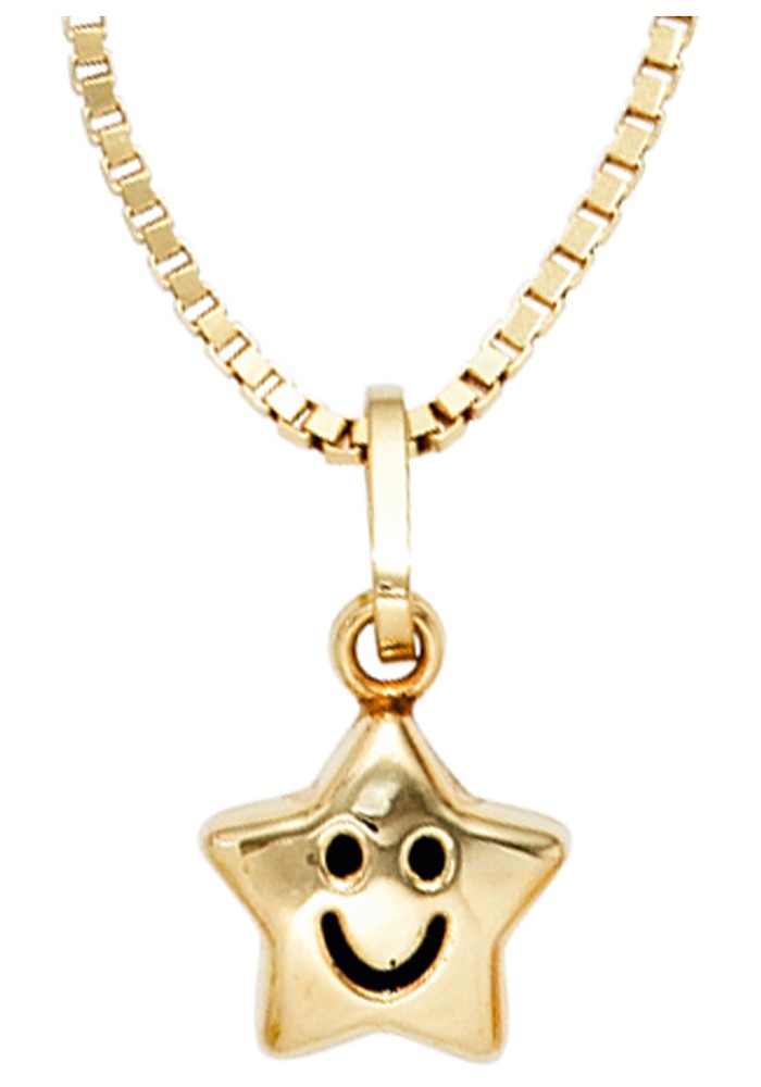 JOBO Stern Star Pendant Yellow Gold 333 2